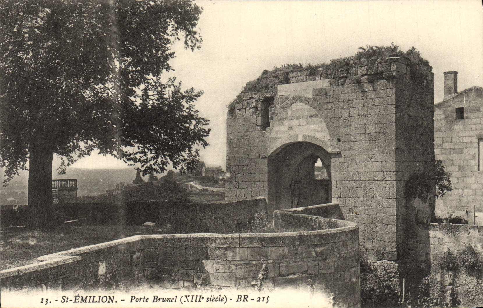 CPA Saint Emilion Porte Brunel