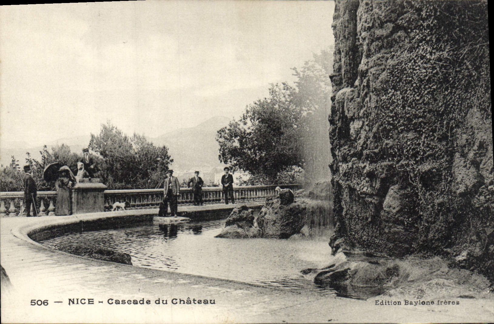 CPA Nice Cascade du Chateau
