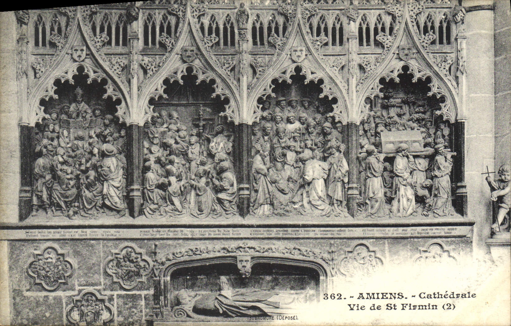 CPA Amiens Cathedrale Vie de Saint Firmin