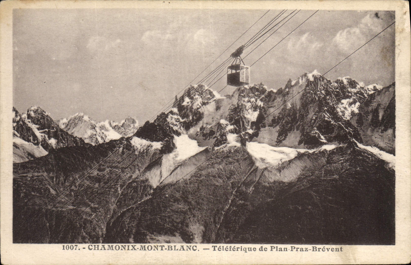 CPA Chamonix Mont Blanc Teleferique de Plan Praz Brevent