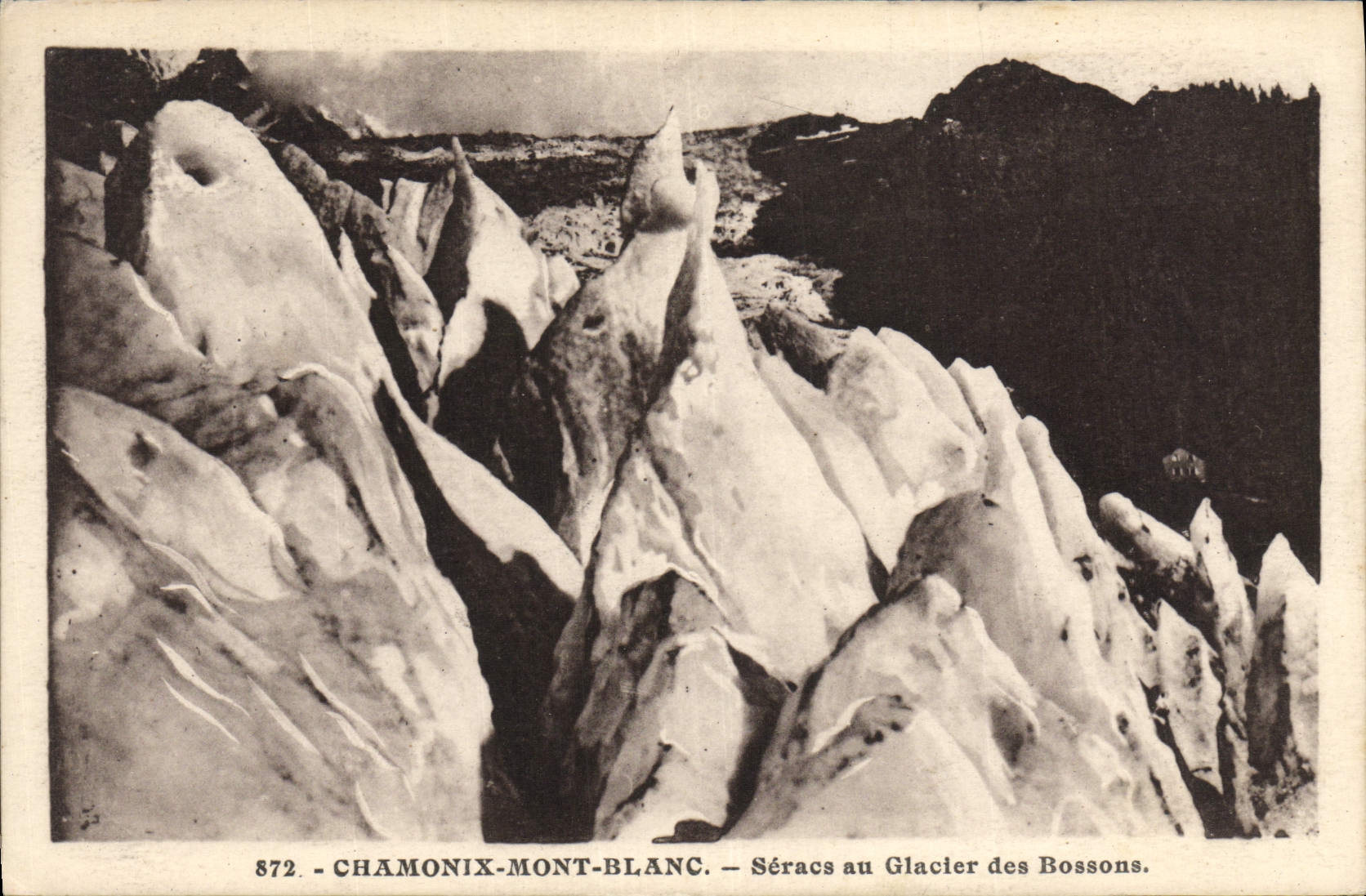 CPA Chamonix Mont Blanc Seracs au Glacier des Bossons