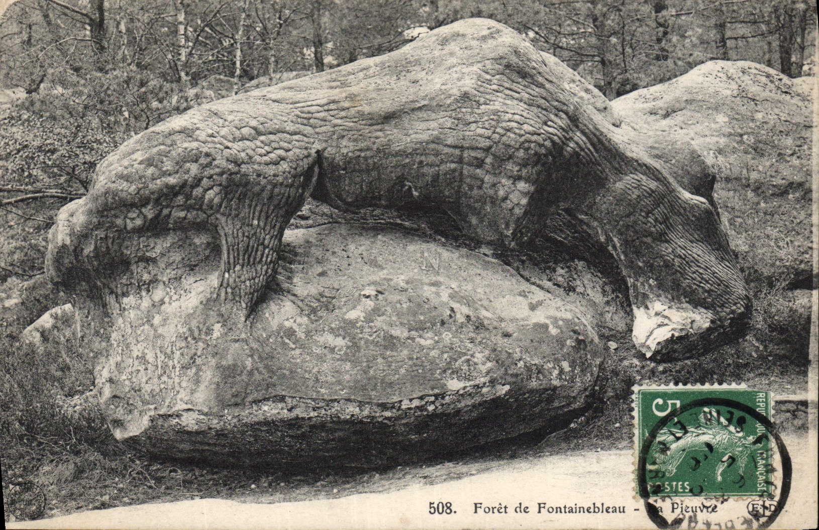 CPA Foret de Fontainebleau La Pieuvre