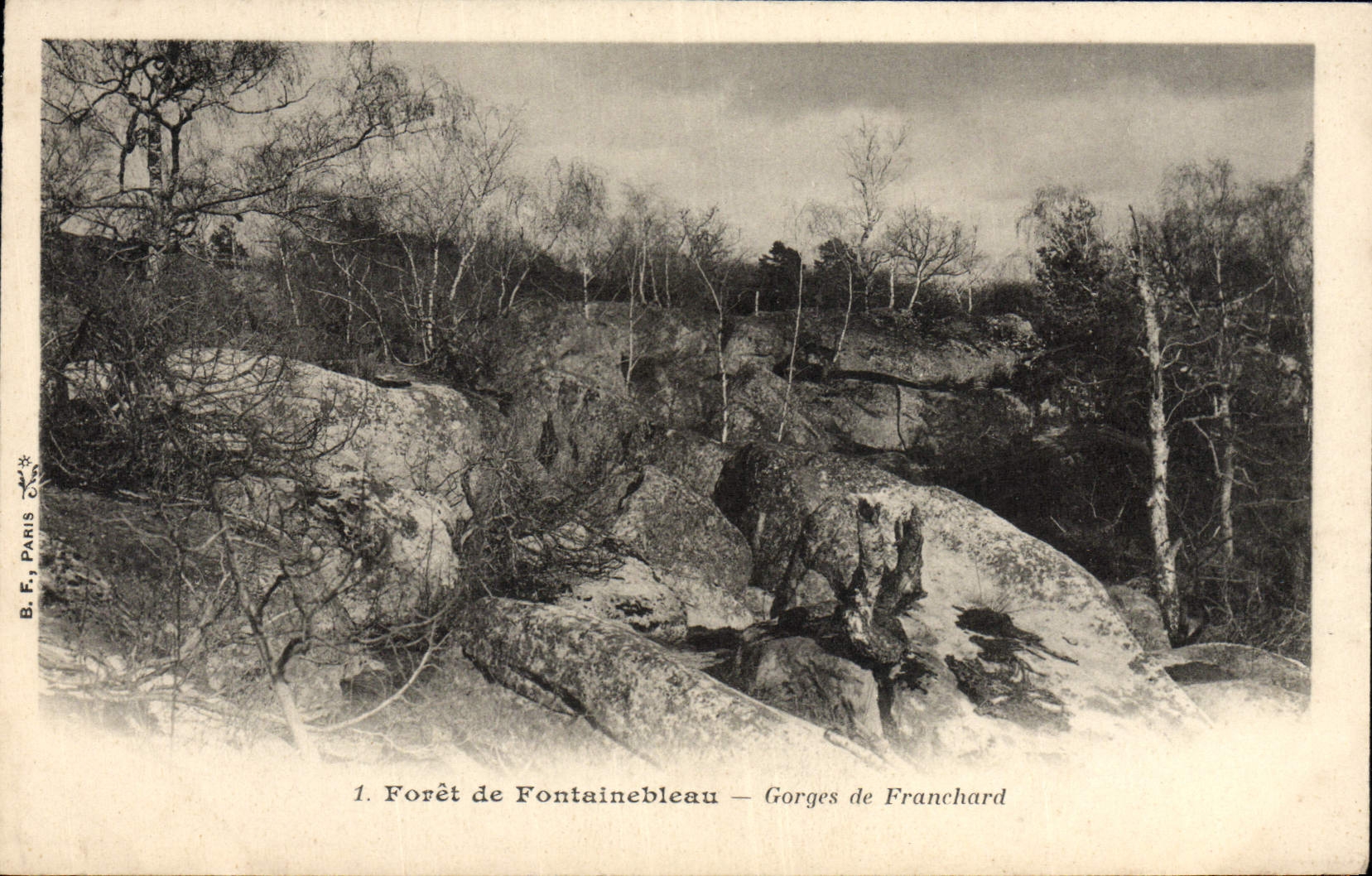 CPA Foret de Fontainebleau Gorges de Franchard