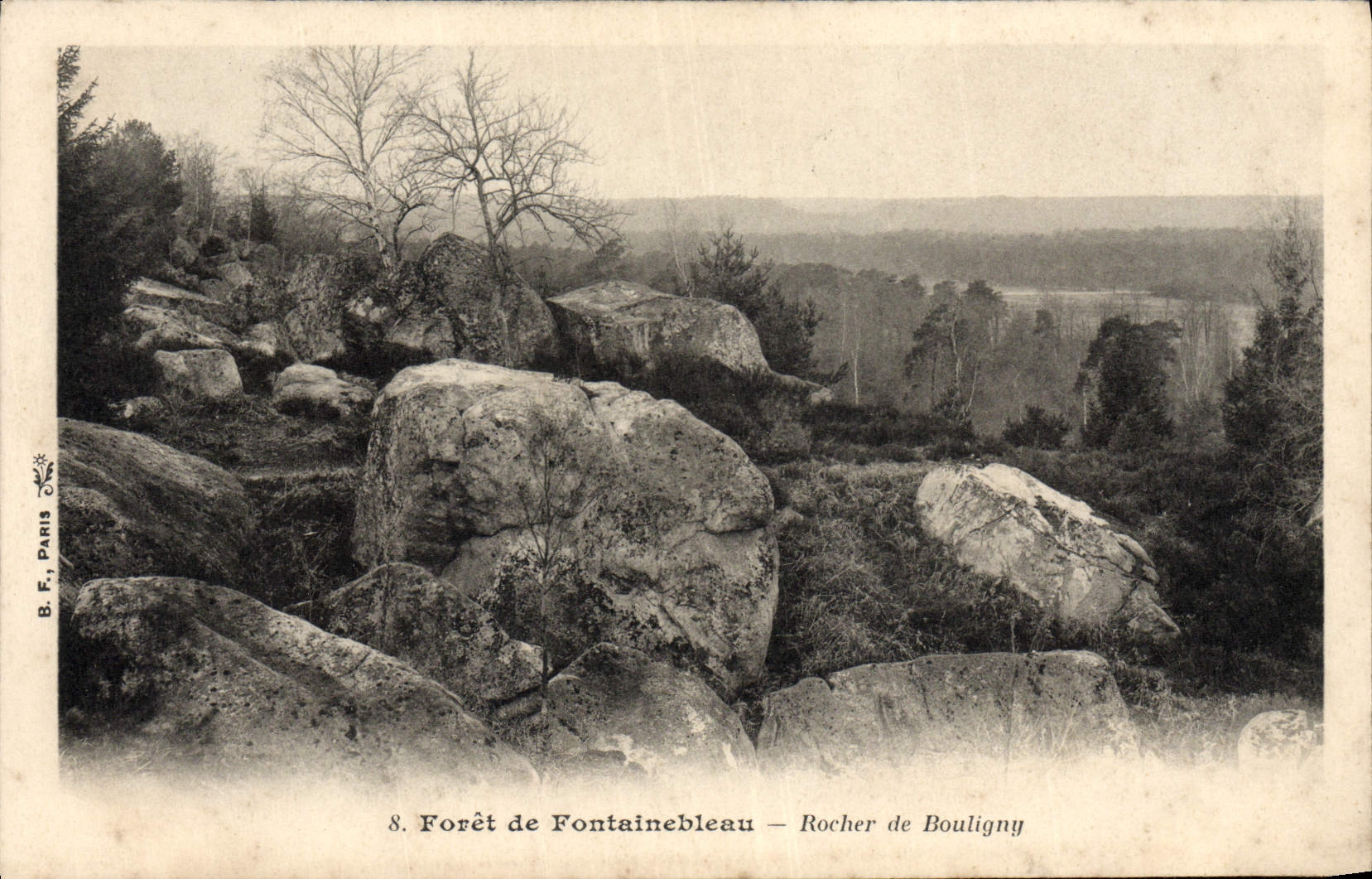 CPA Foret de Fontainebleau Rocher de Bouligny