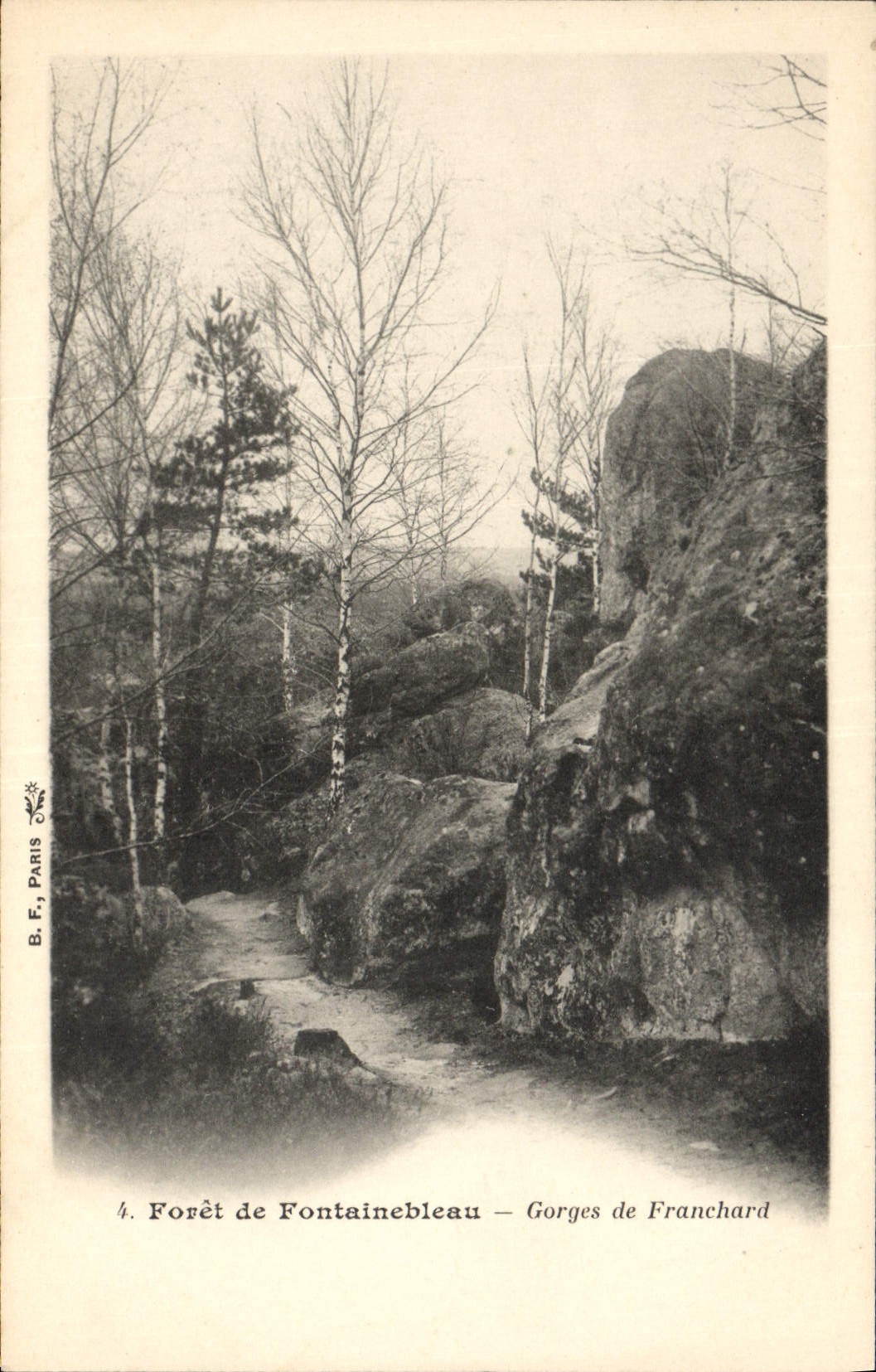 CPA Foret de Fontainebleau Gorges de Franchard
