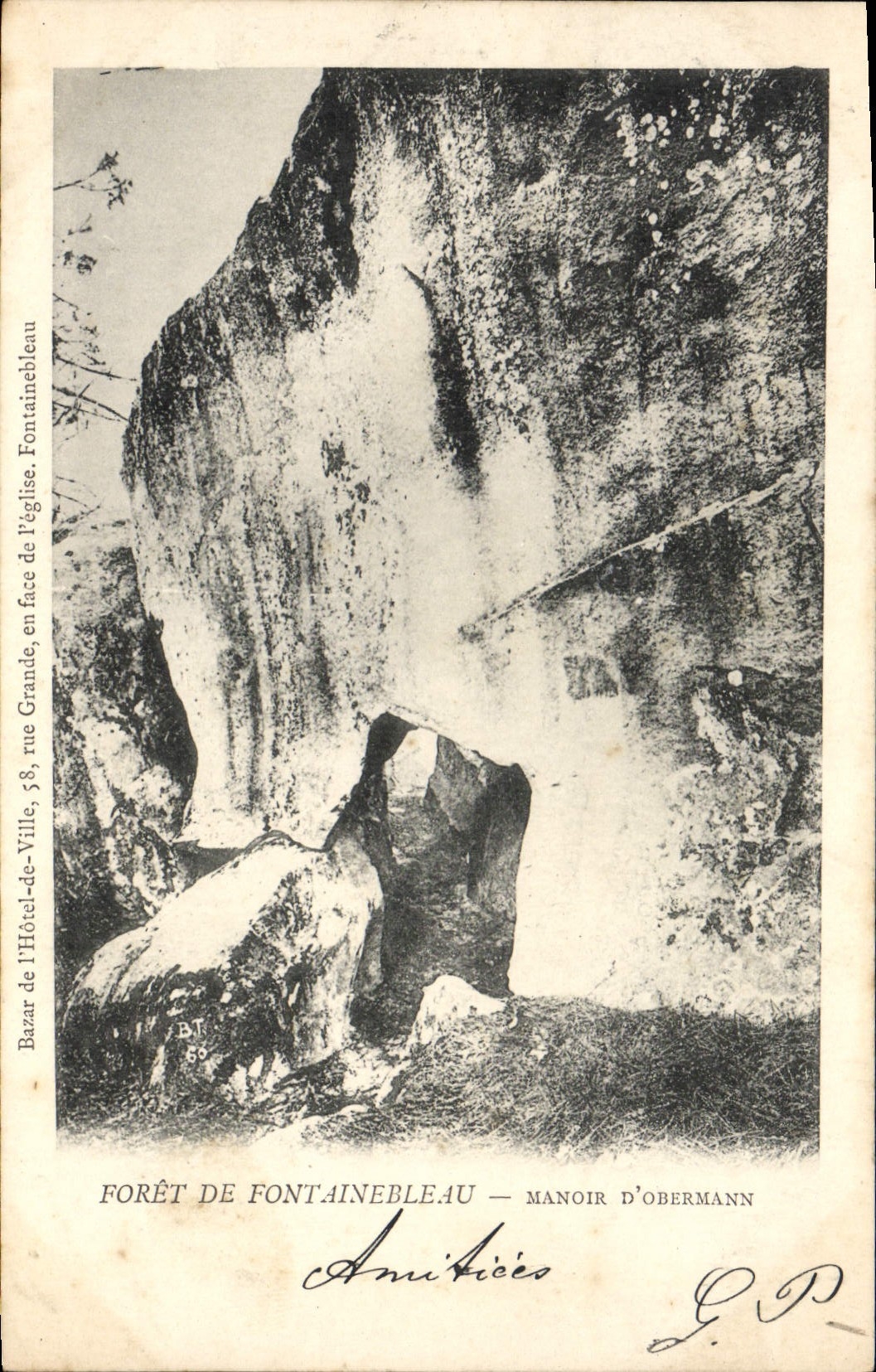 CPA Foret De Fontainebleau Manoir D'Obermann