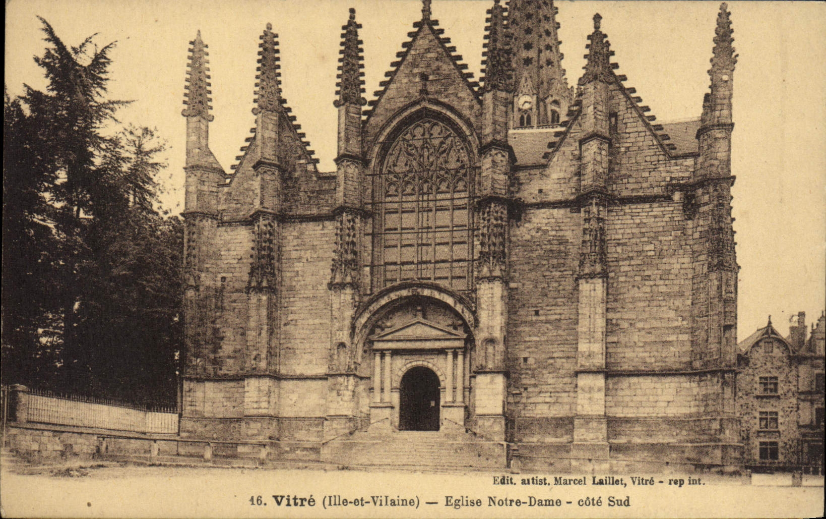 CPA Vitre Eglise Notre Dame