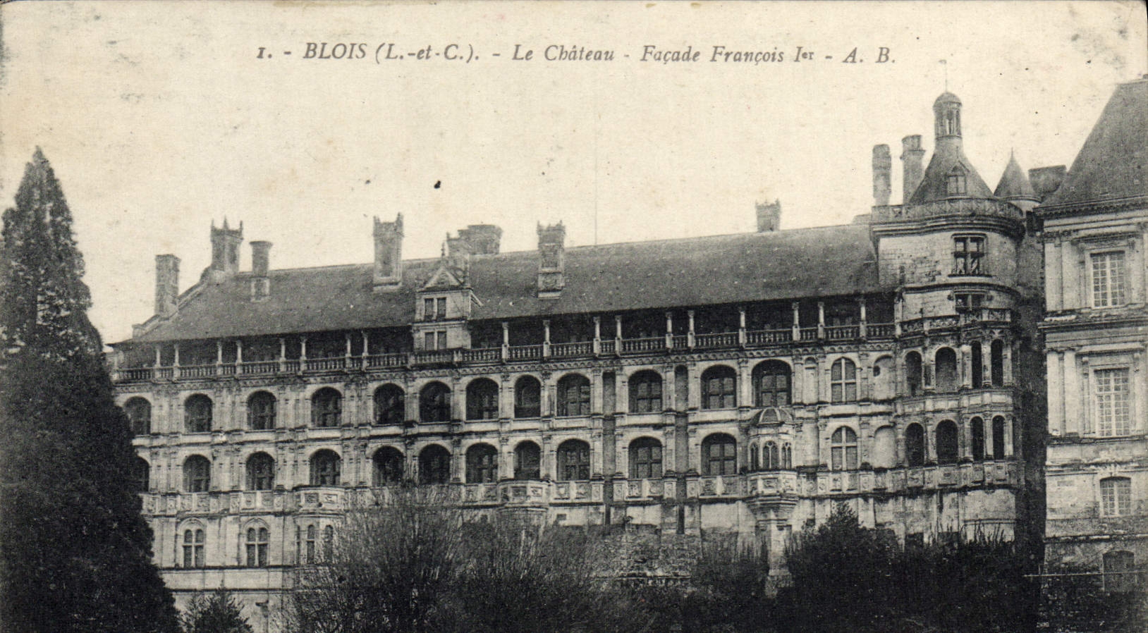CPA Blois Le Chateau Facade Francois 1er