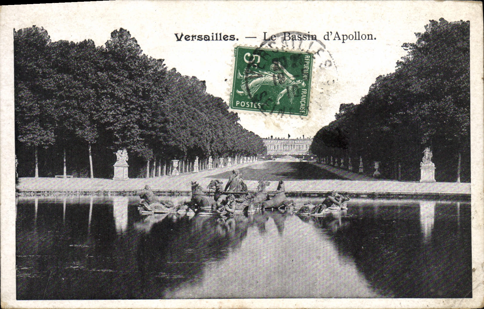 CPA Versailles Le Bassin D'Apollon