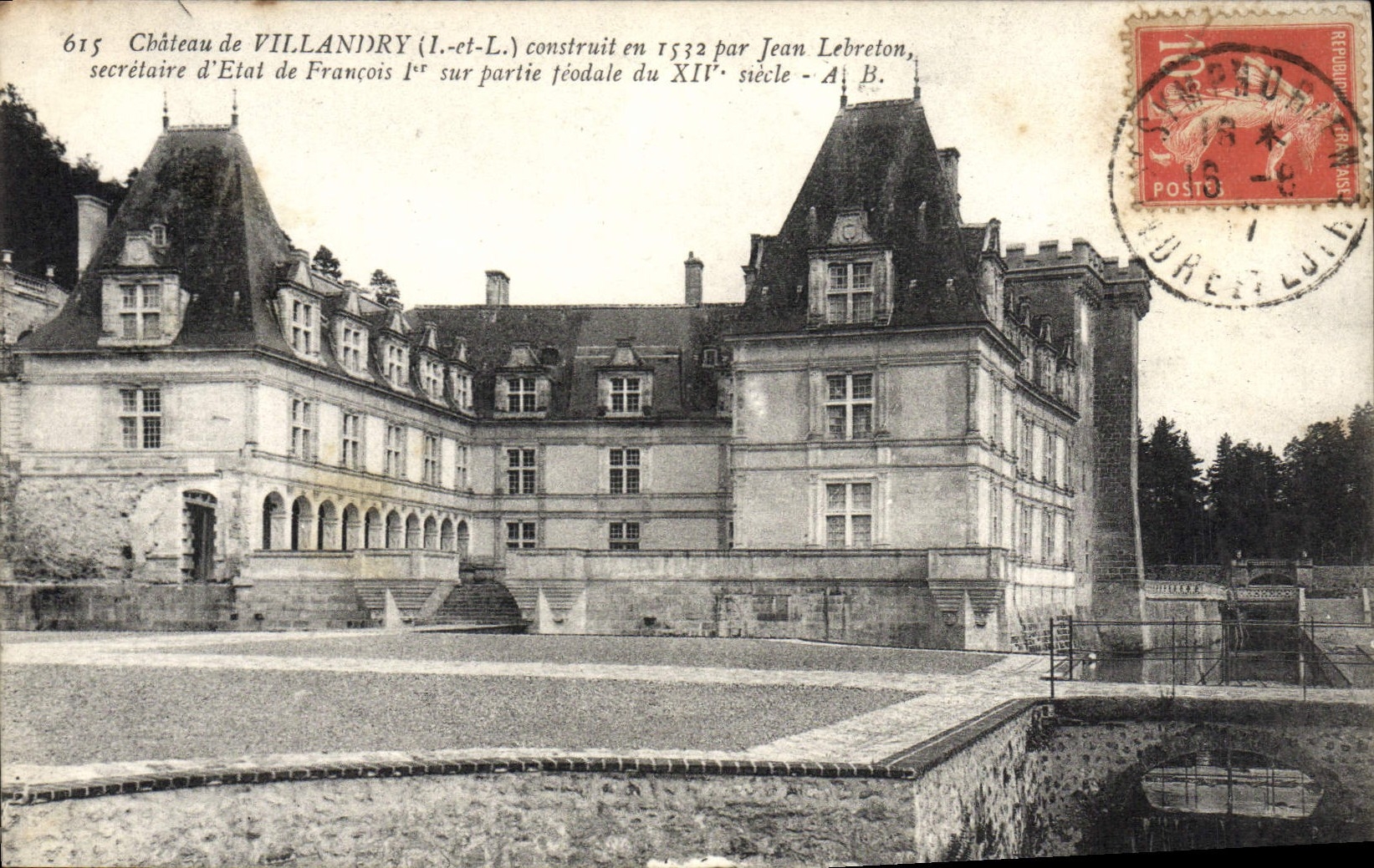 CPA Chateau De Villandry 