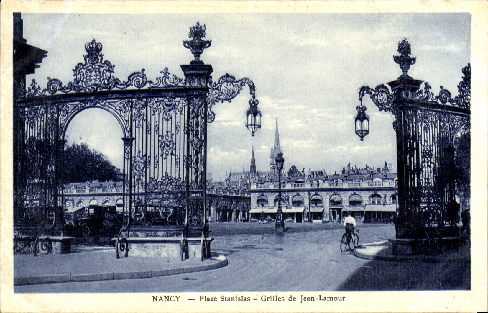 CPA Nancy Place Stanislas Grilles De Jean Lamour