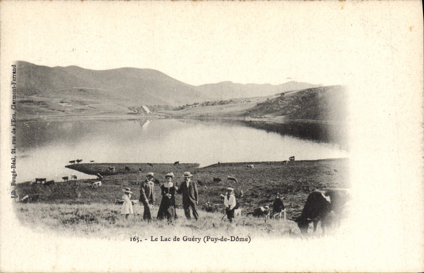 VINTAGE POSTCARD the Lake De Guery