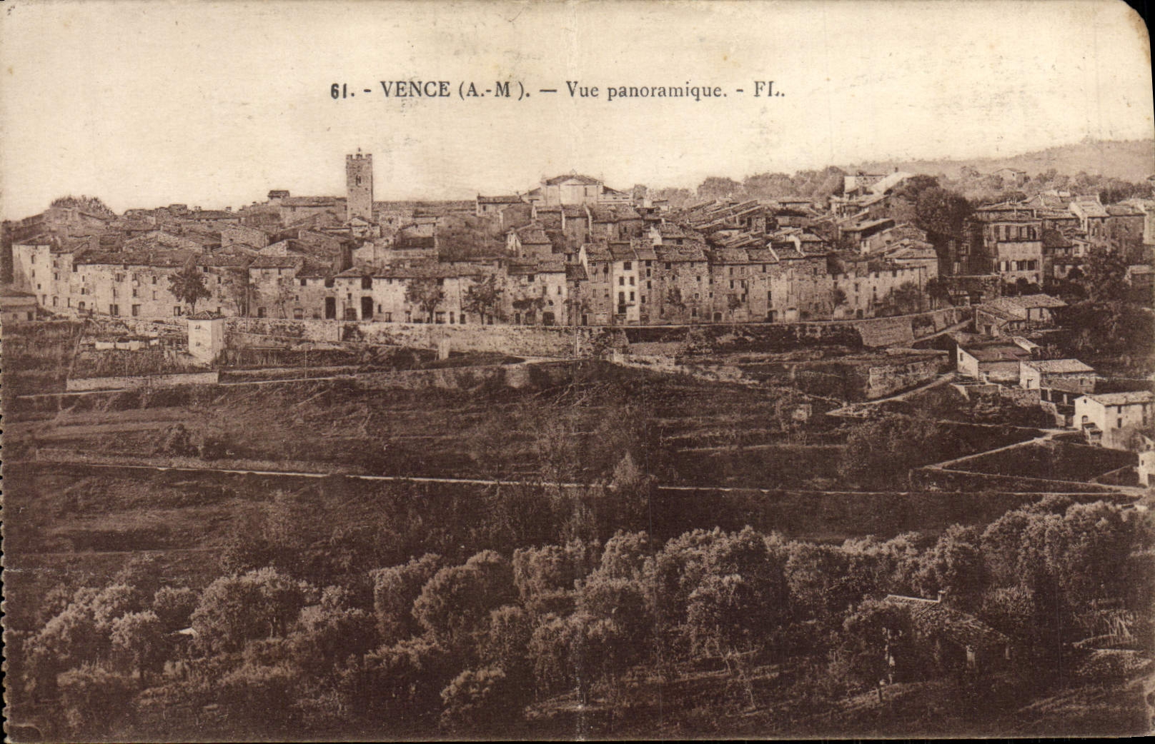 CPA Vence Vue Panoramique