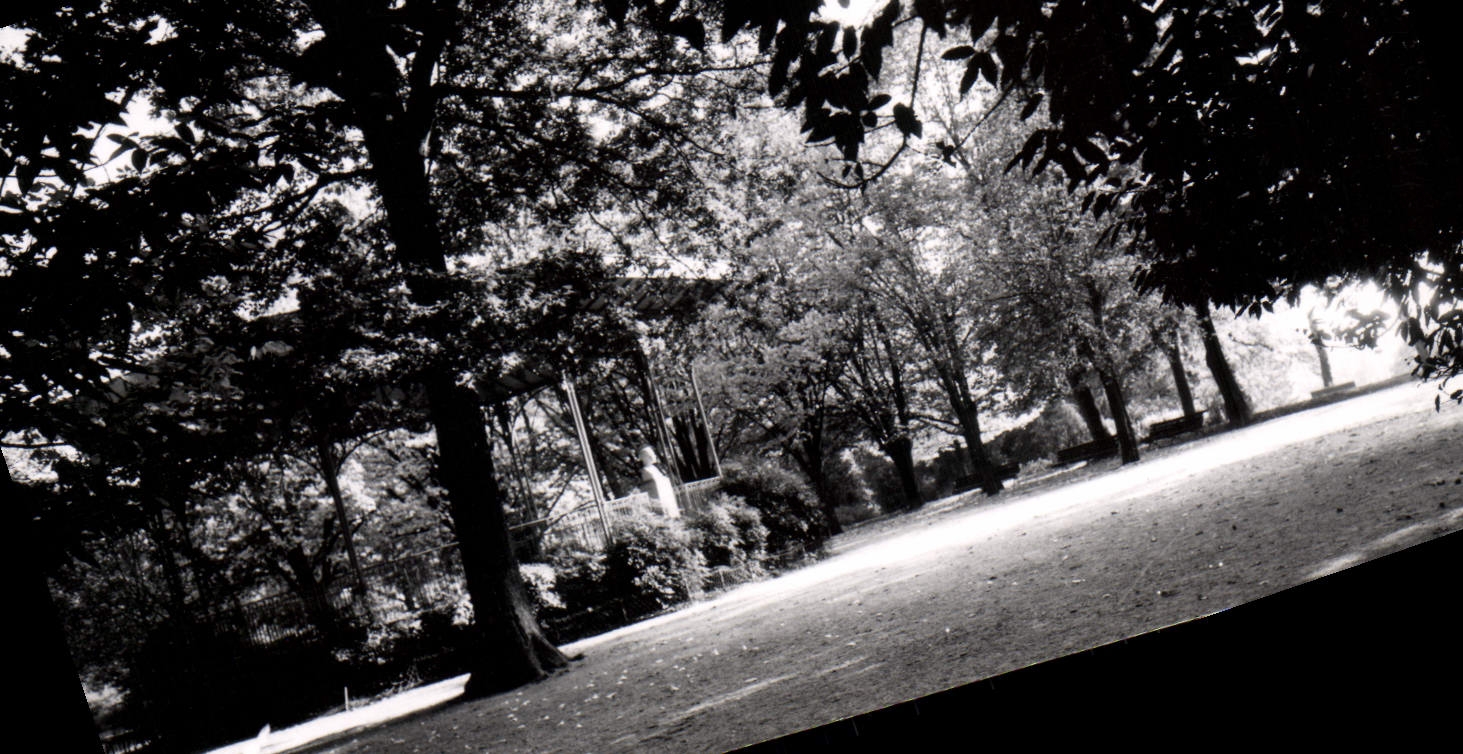 CPM Pau Parc Beaumont Allee Brunel et kiosque a musique