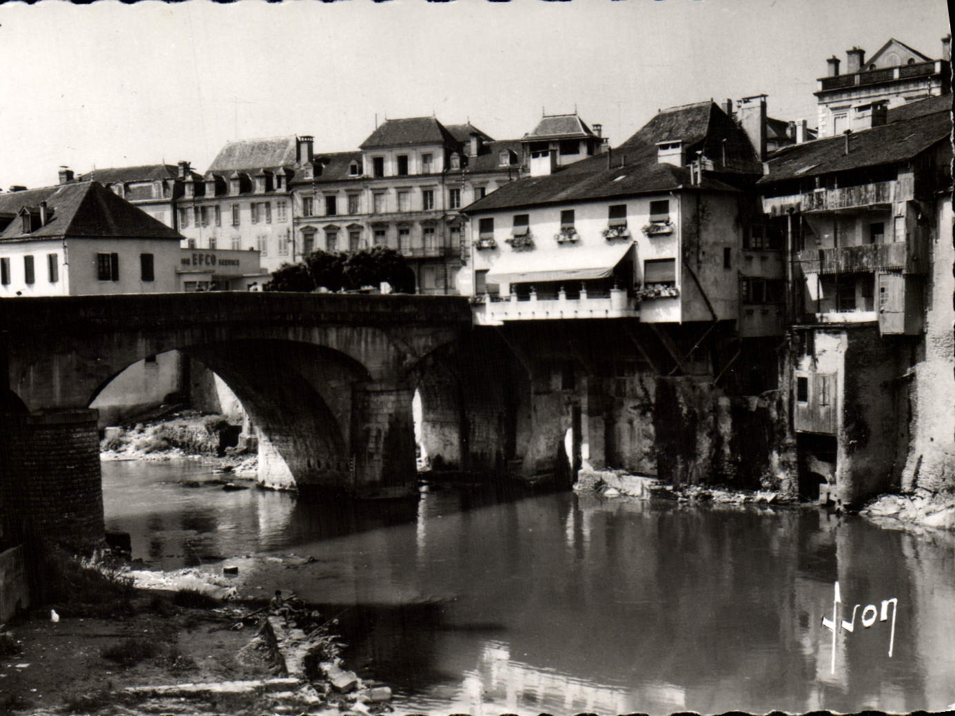 CPM Oloron Usines Pont sur Le Gave D'Aspe