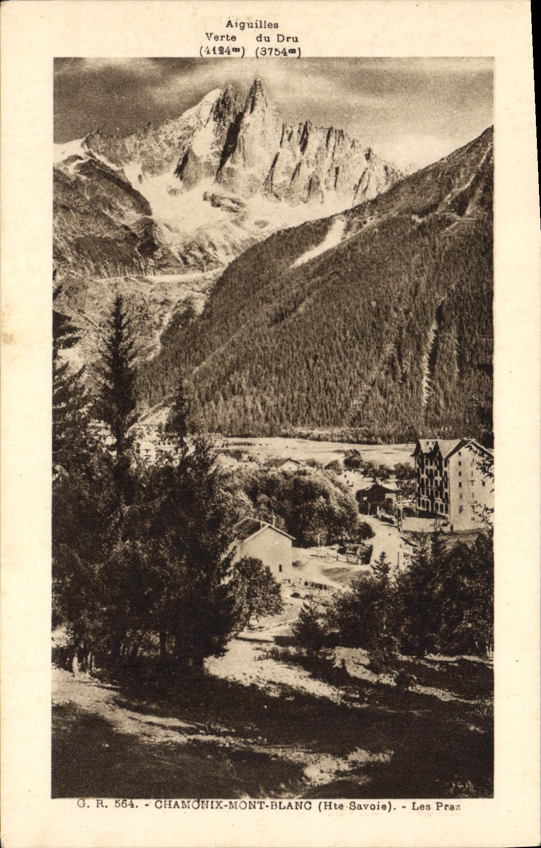 CPA Chamonix Mont Blanc Les Praz