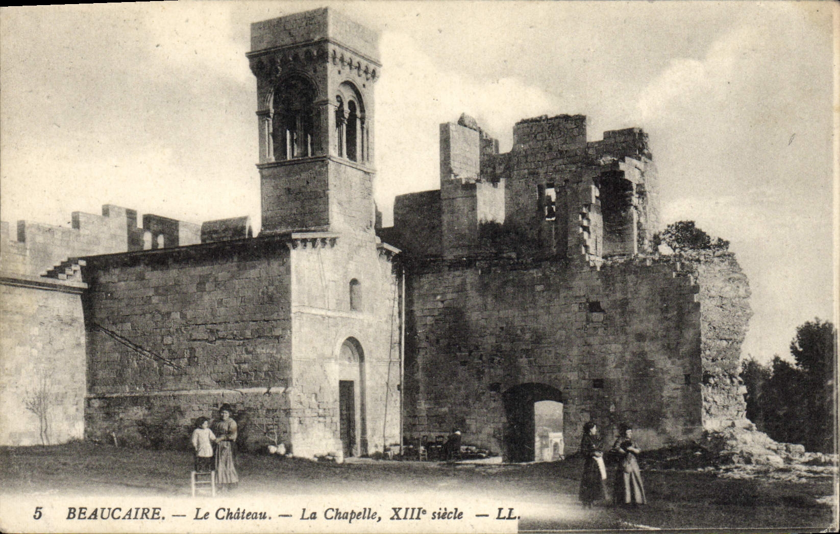 VINTAGE POSTCARD Beaucaire the Castle La Chapelle