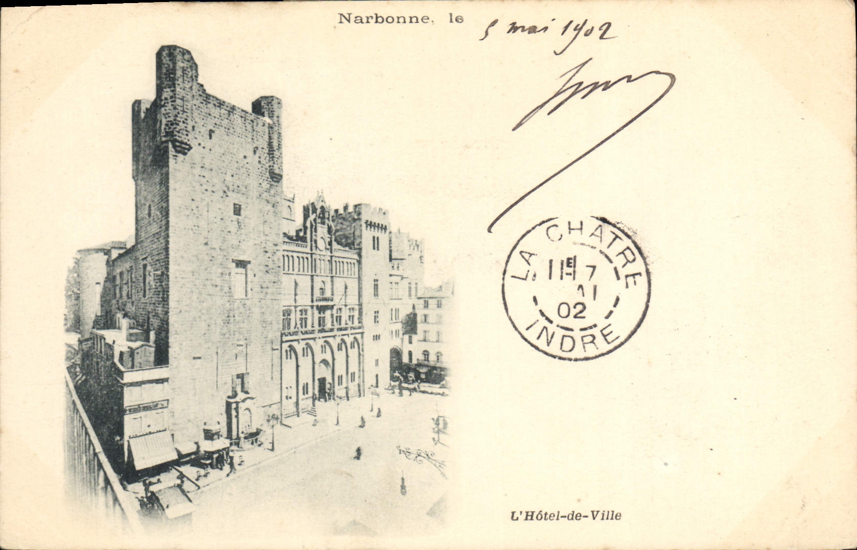 CPA Narbonne L'hotel de ville