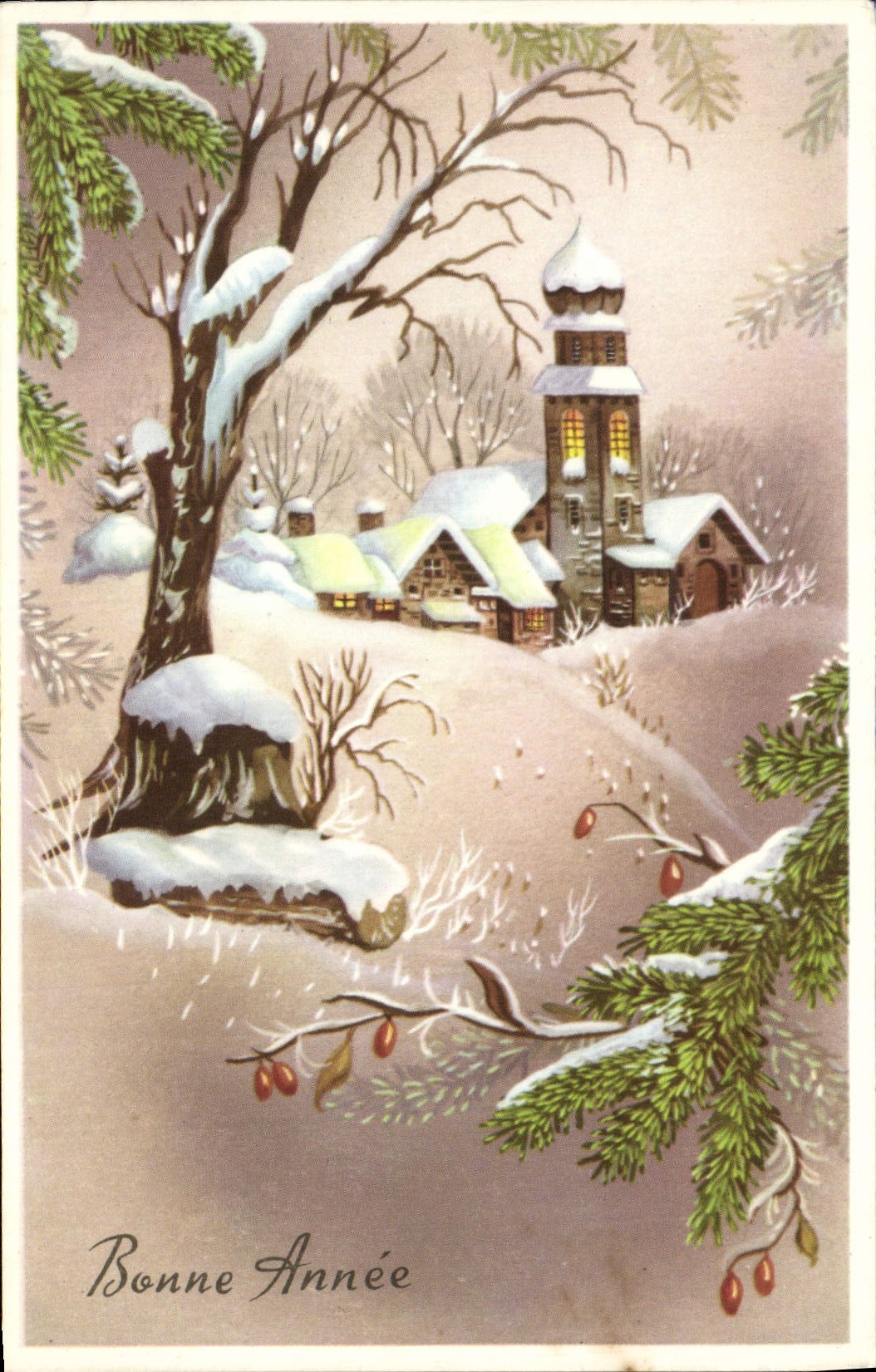 CPA Fantaisie Bonne Annee