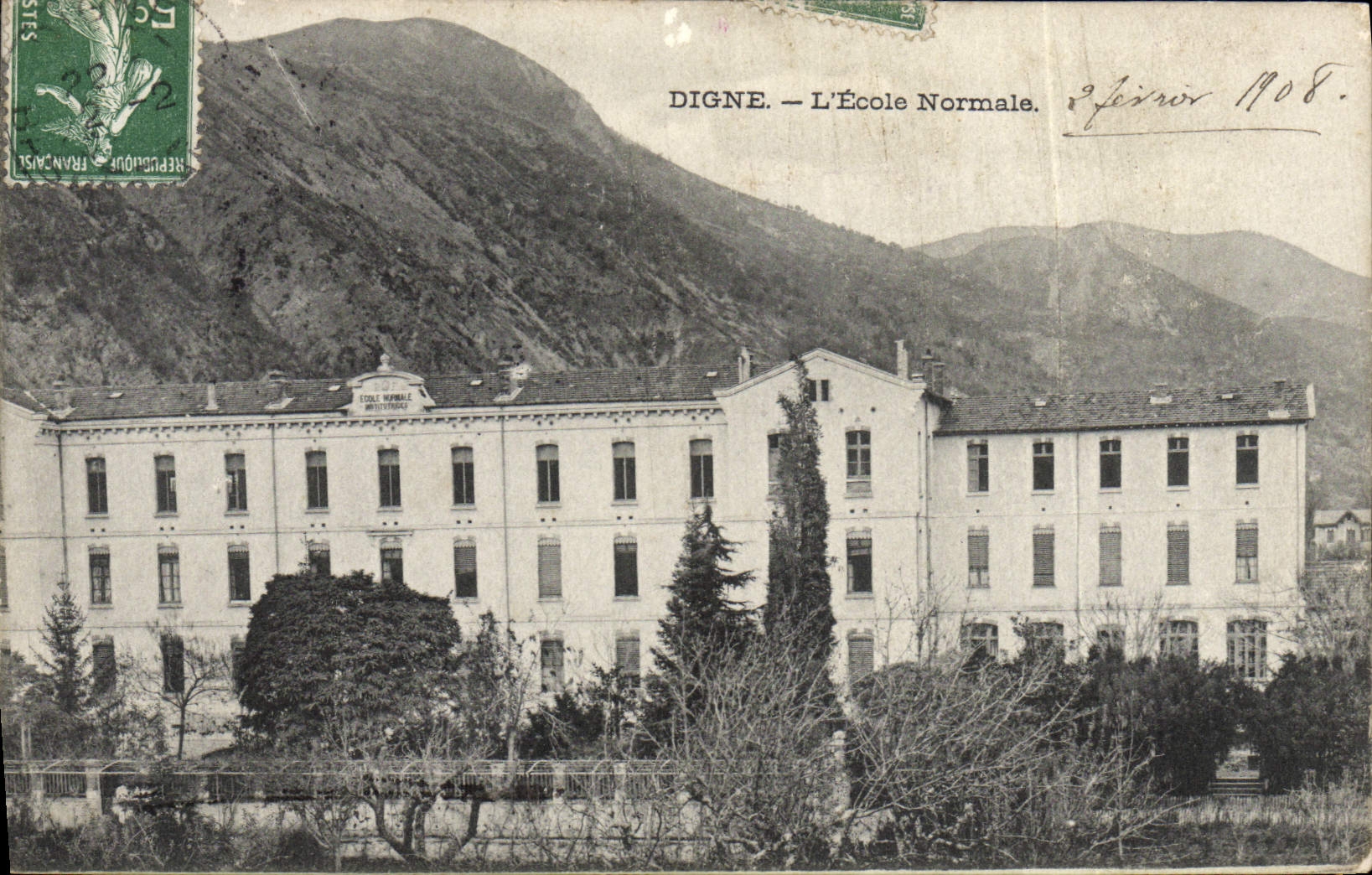 VINTAGE POSTCARD Worthy the Teacher training school