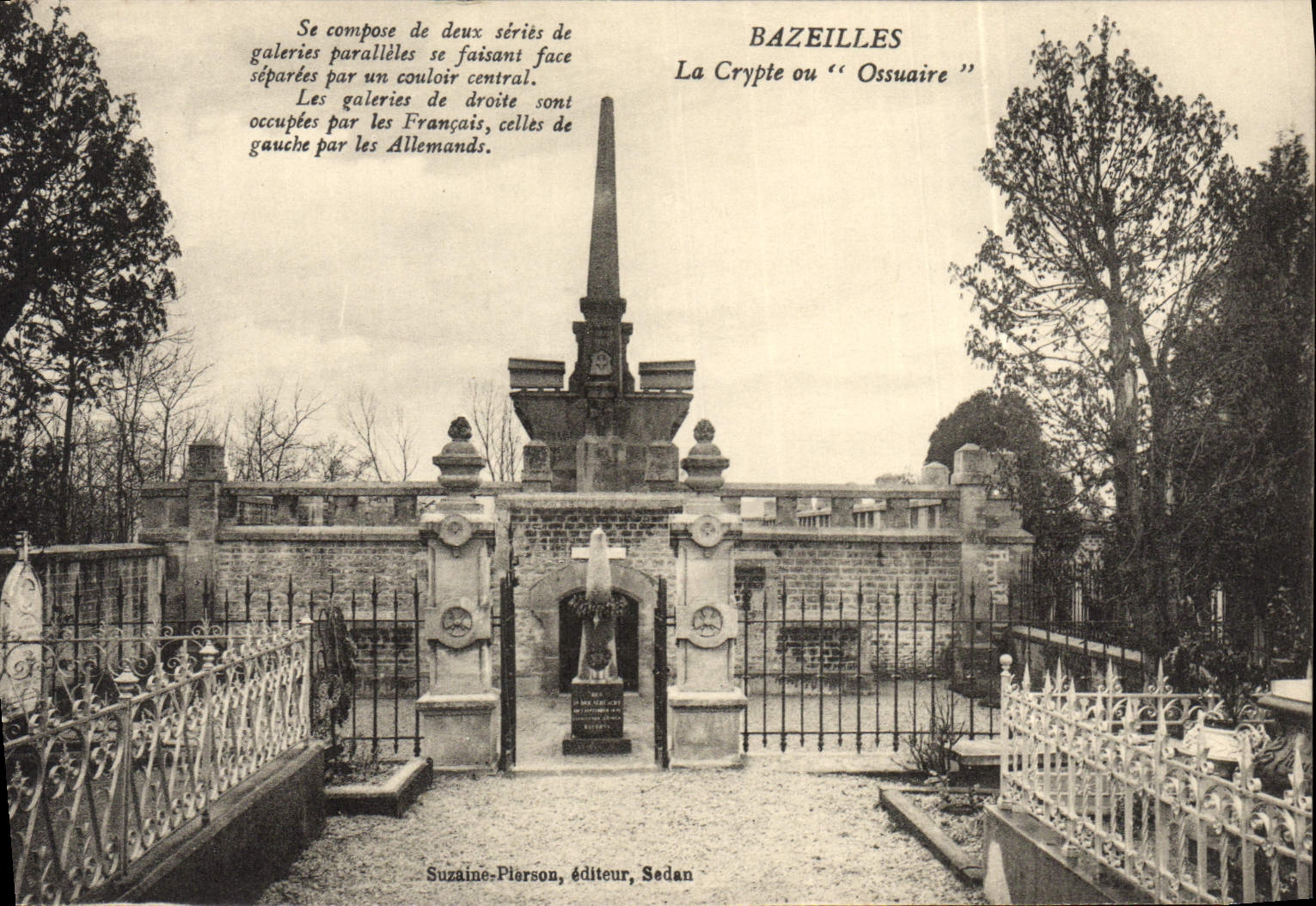 CPA Bazeilles La Crypte ou Ossuaire