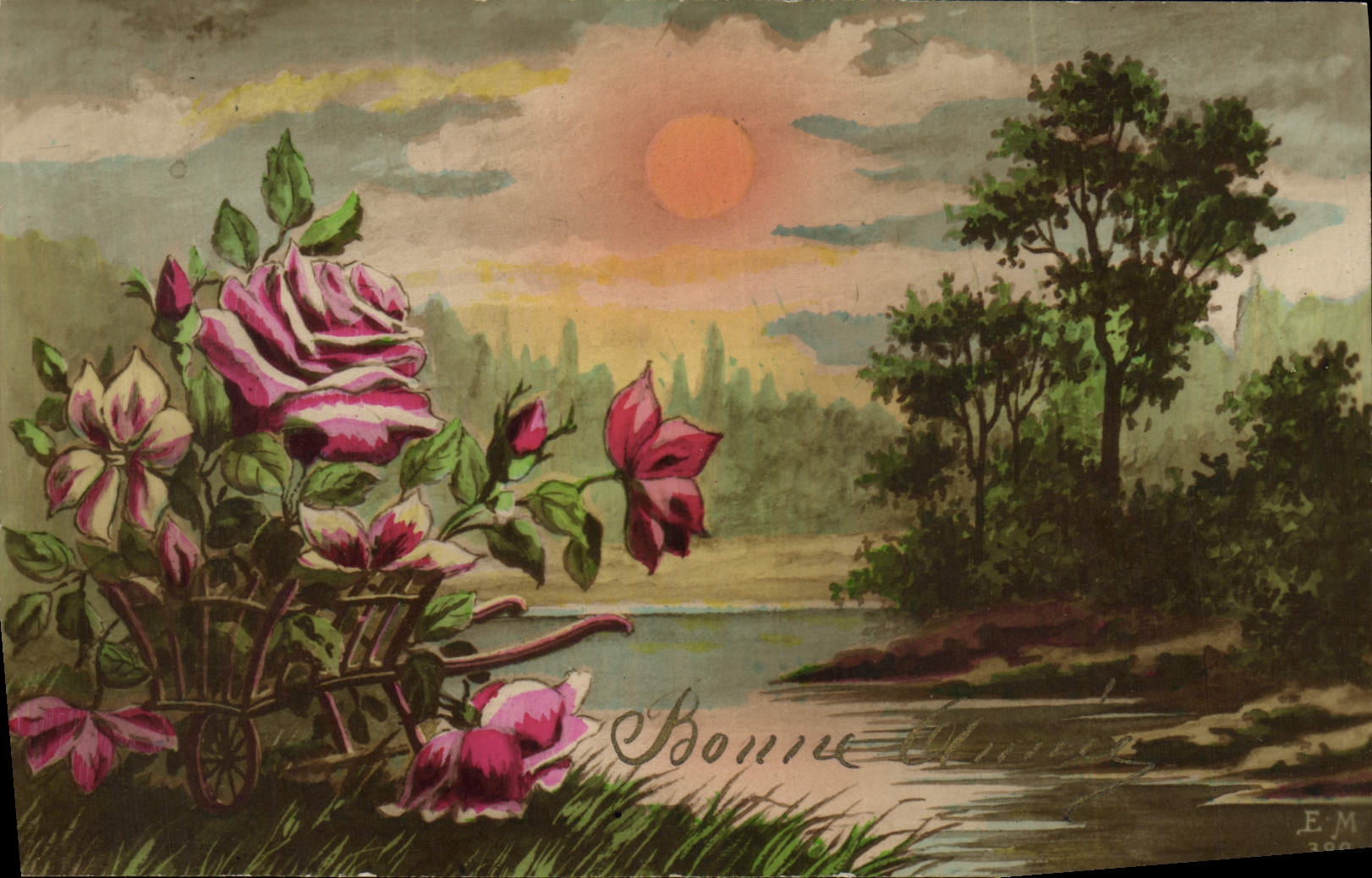 CPA Fantaisie Bonne annee