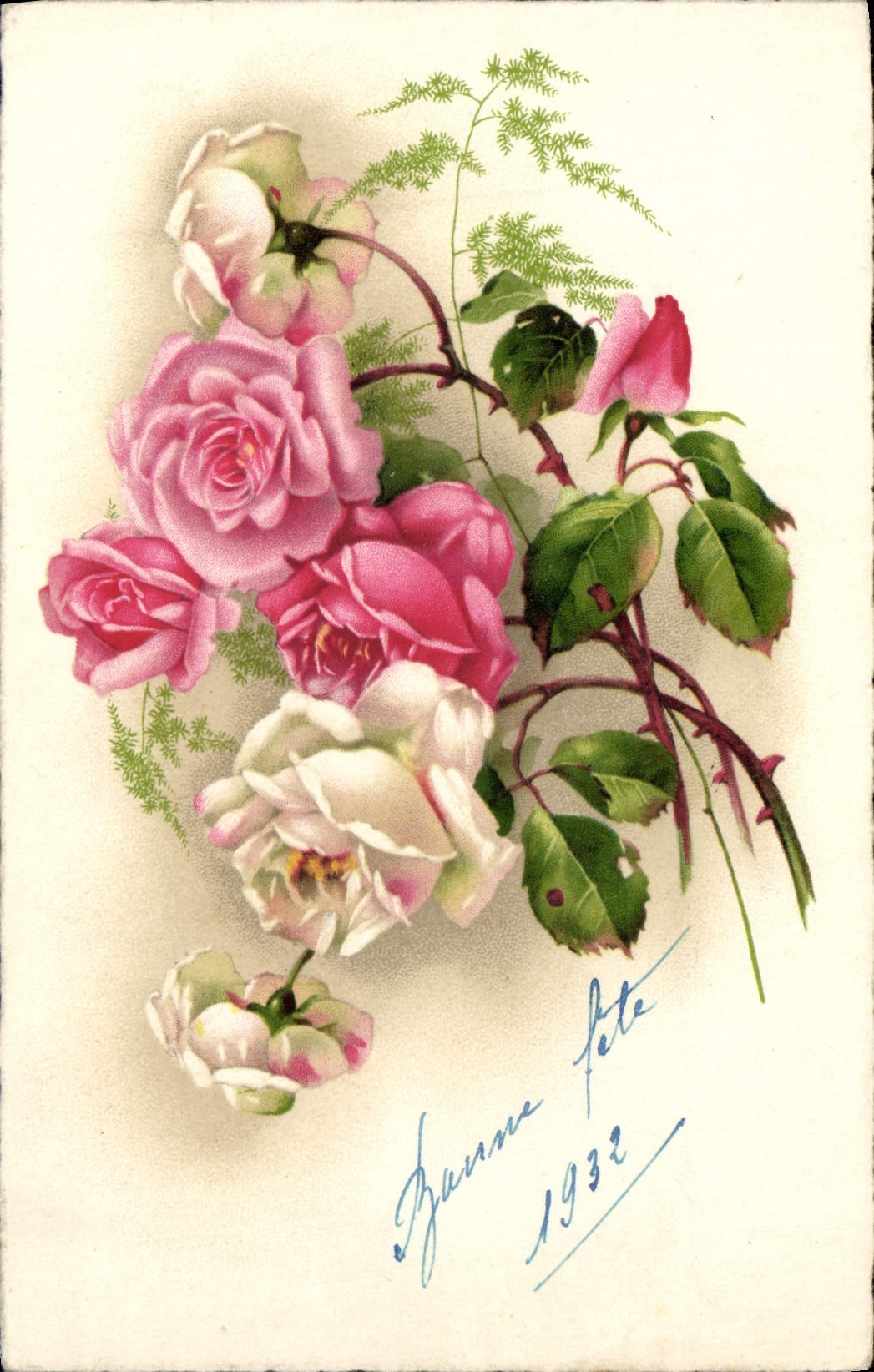 CPA Fantaisie Fleurs 