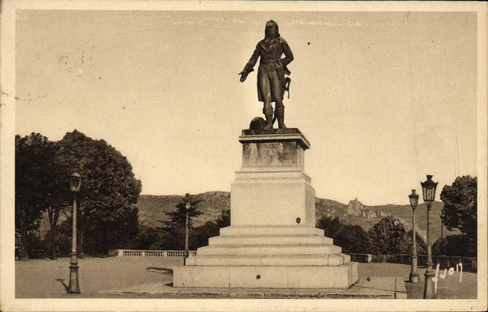 VINTAGE POSTCARD Valence Rules of General Championnet