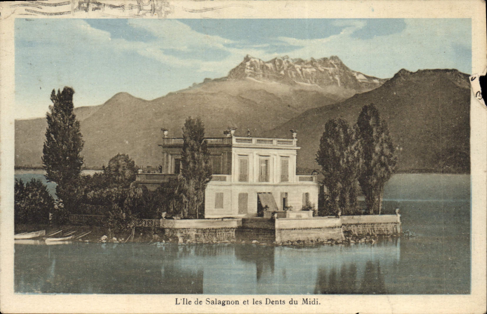 CPA L'ile de Salagnon et les dents du Midi