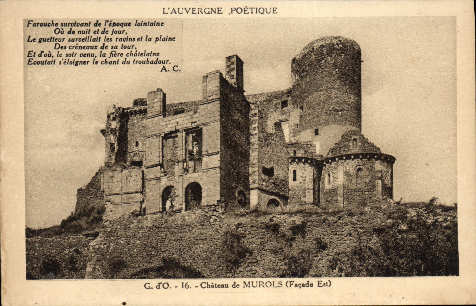 CPA L'Auvergne Poetique Chateau de Murols