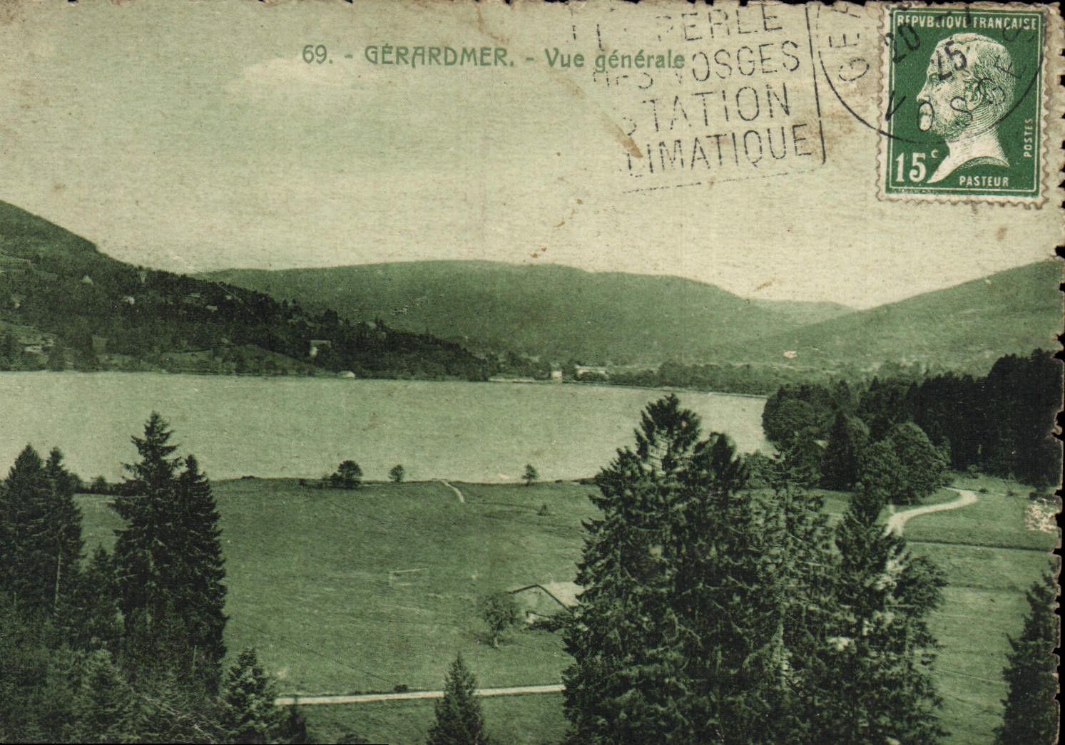 VINTAGE POSTCARD Gerardmer View