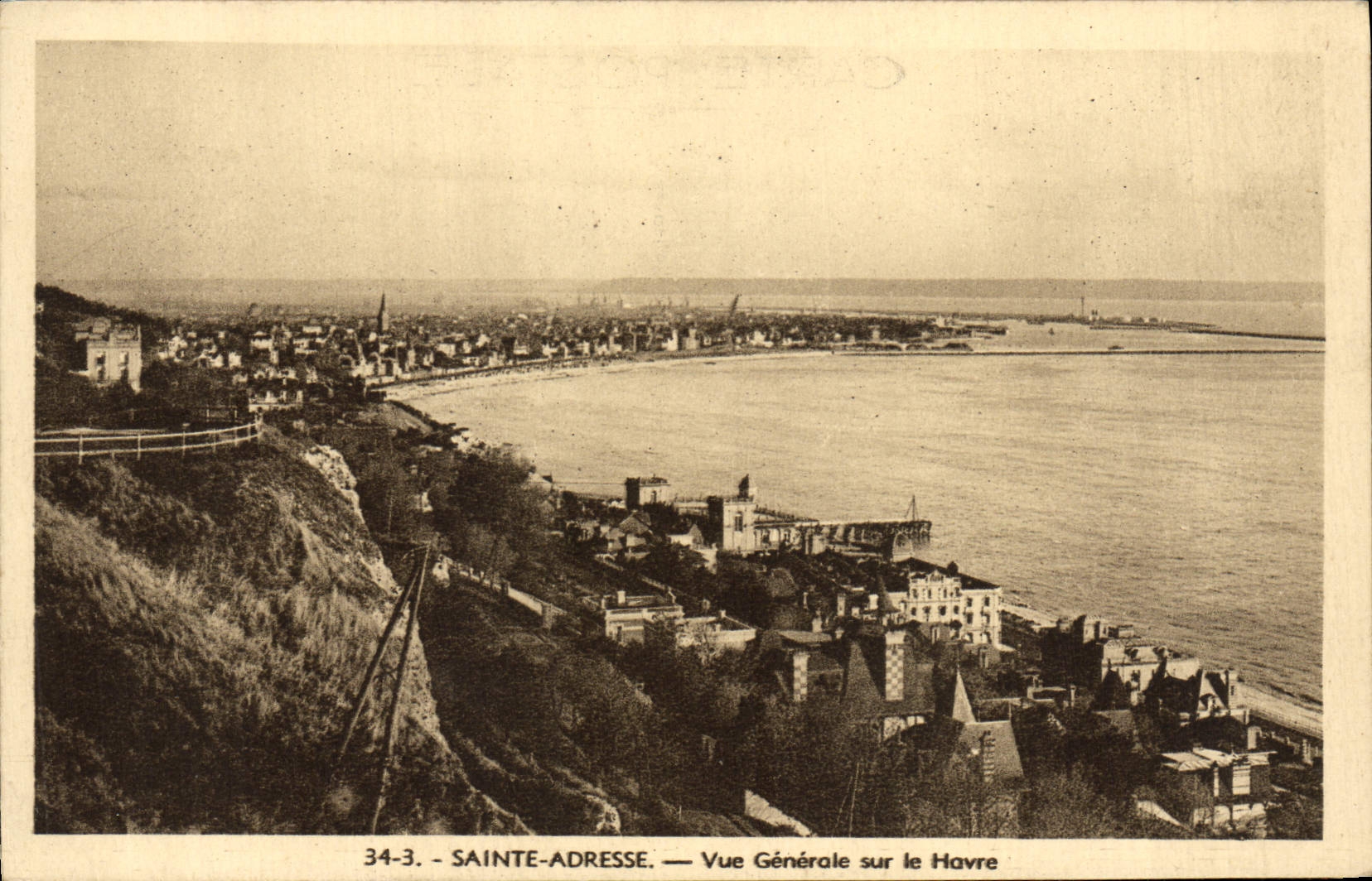 CPA Saint Adresse Vue Generale Sur le Havre