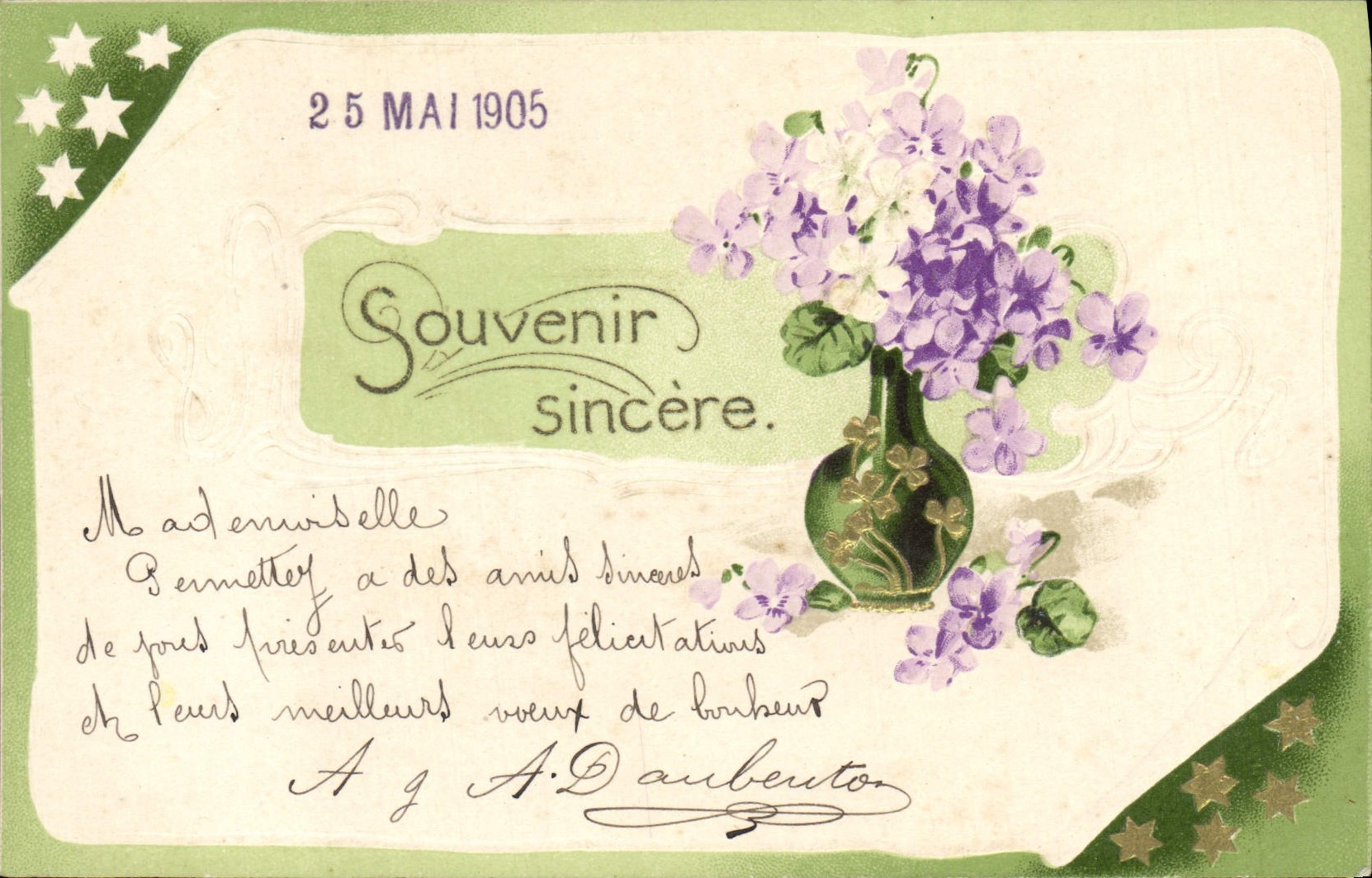 CPA Fantaisie Fleurs