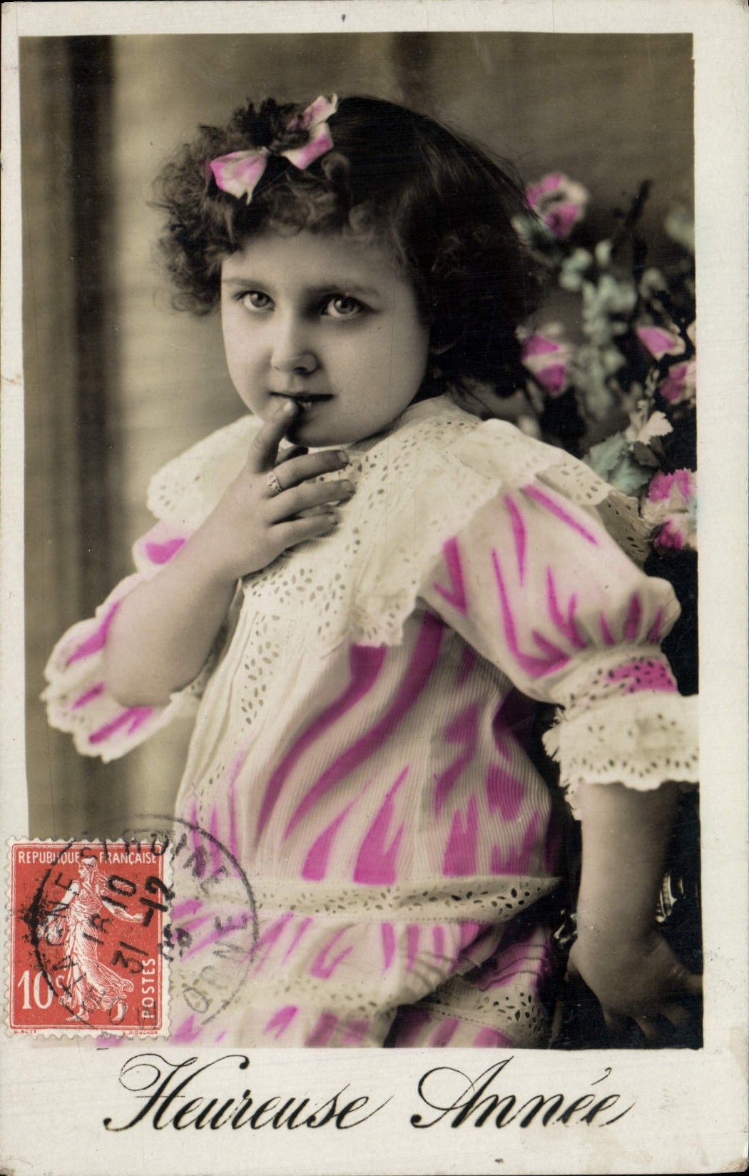 VINTAGE POSTCARD Fantasy Happy Child Year