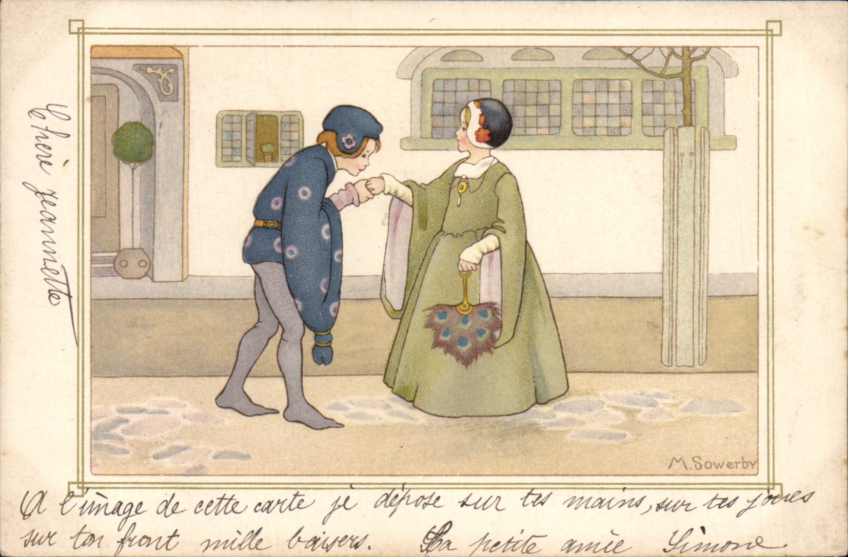 VINTAGE POSTCARD Fantasy Sowerby Children