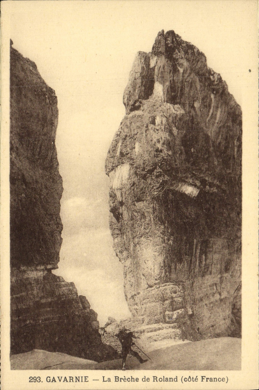 CPA Gavarnie La Breche de Roland