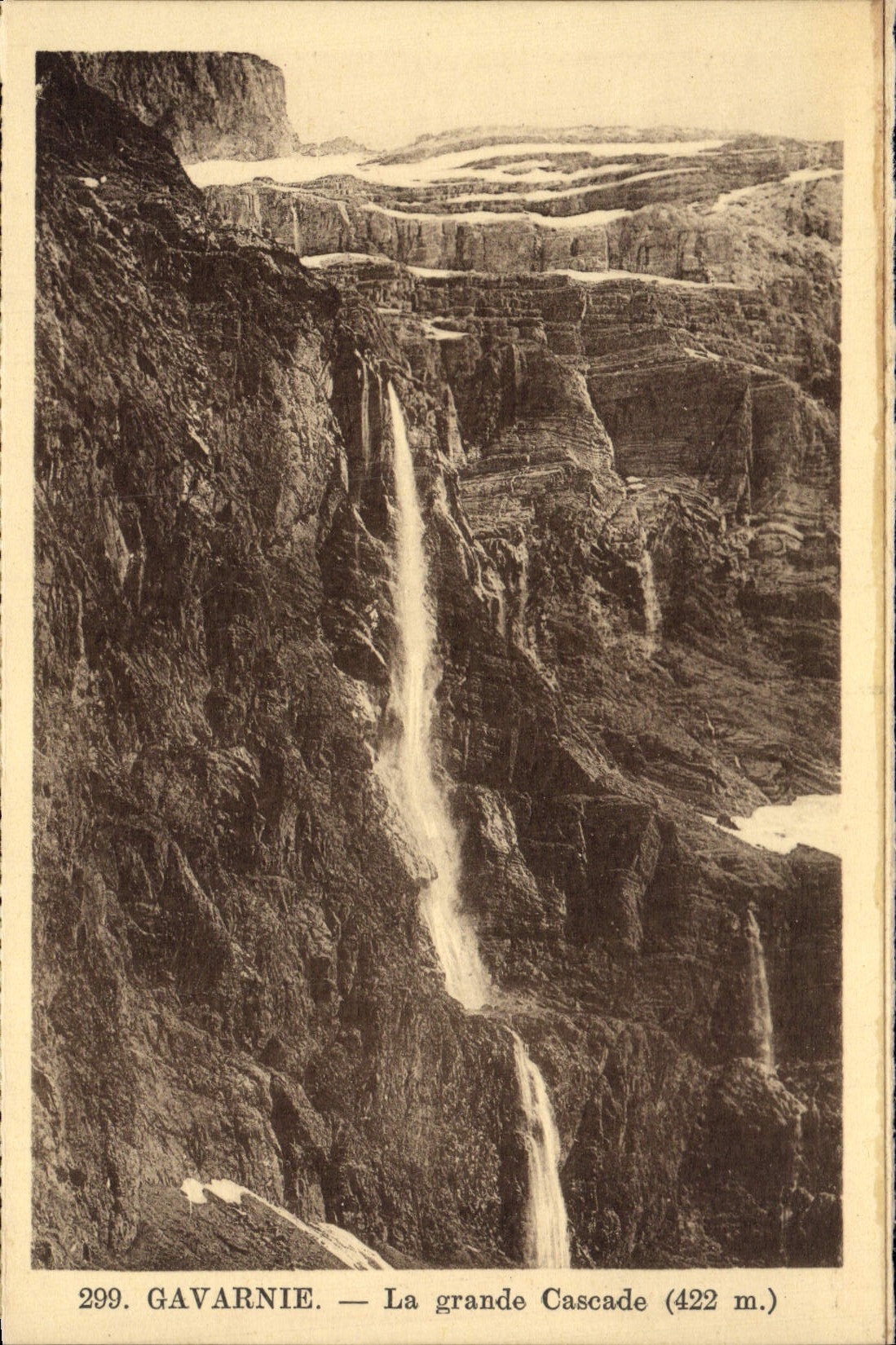 CPA Gavarnie La Grande Cascade