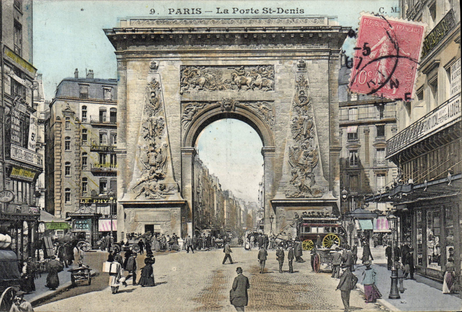 CPA Paris La Porte Saint Denis