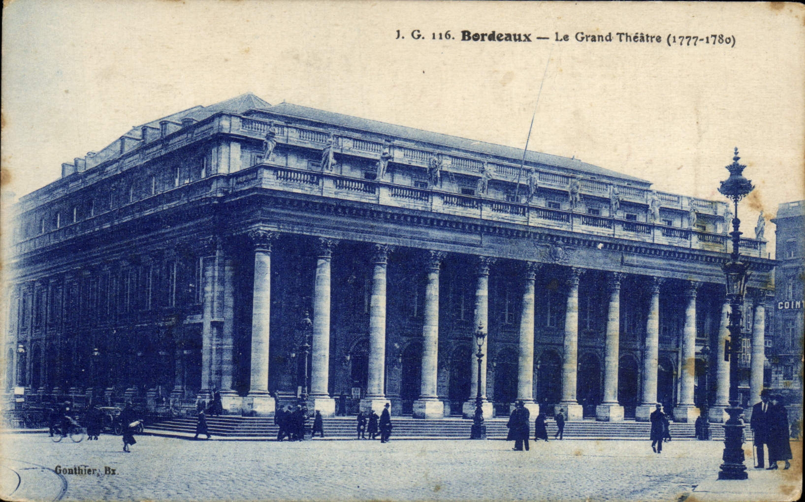 CPA Bordeaux La Grand Theatre
