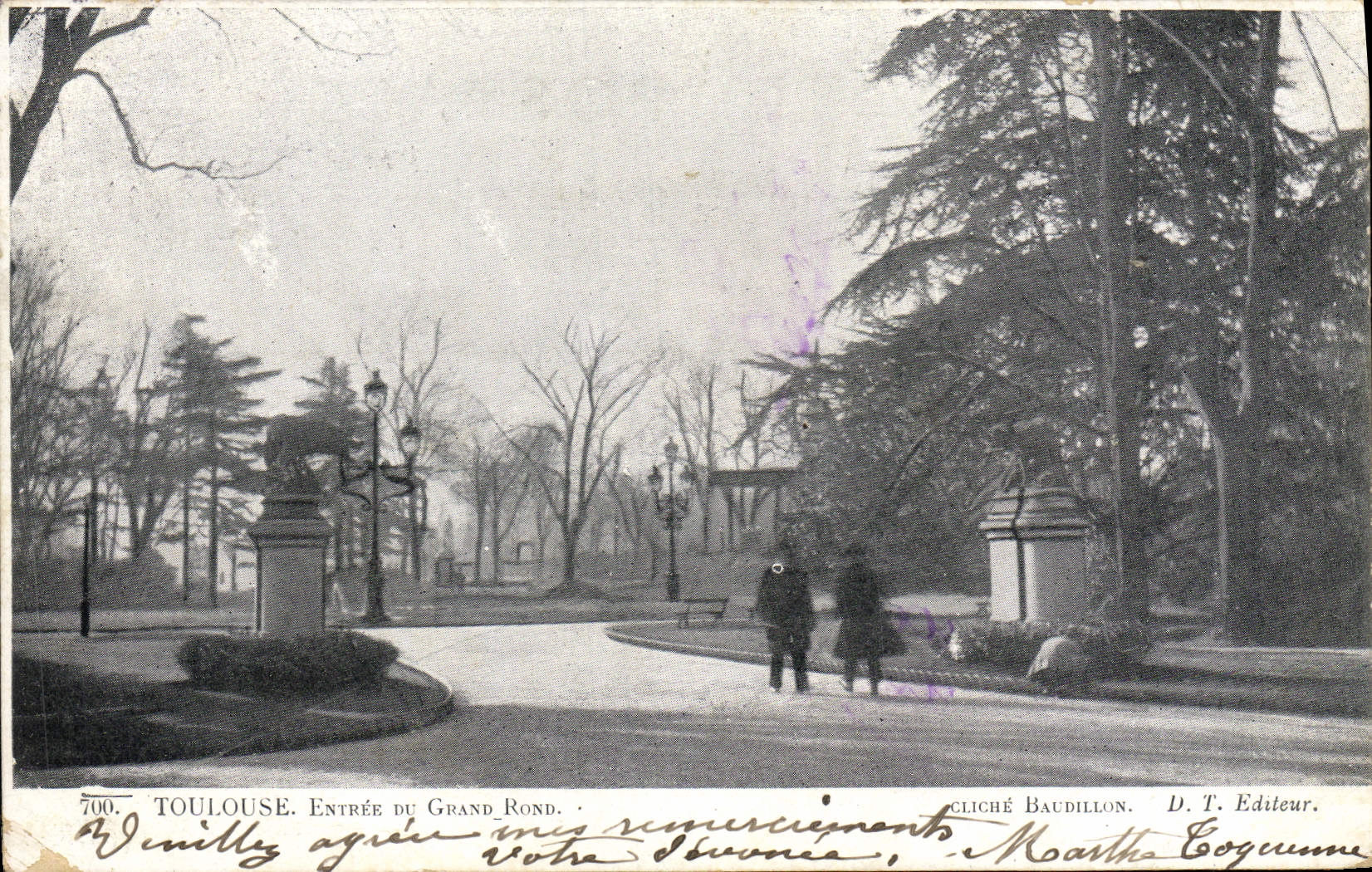 CPA Toulouse Entree Du Grand Rond