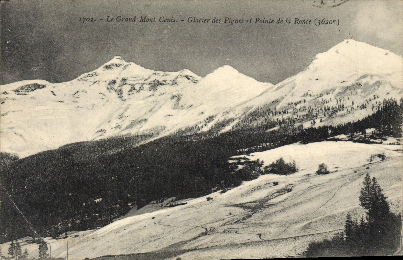CPA Le Grand Mont Cenis Glacier des Pignes et Pointe de la Ronce