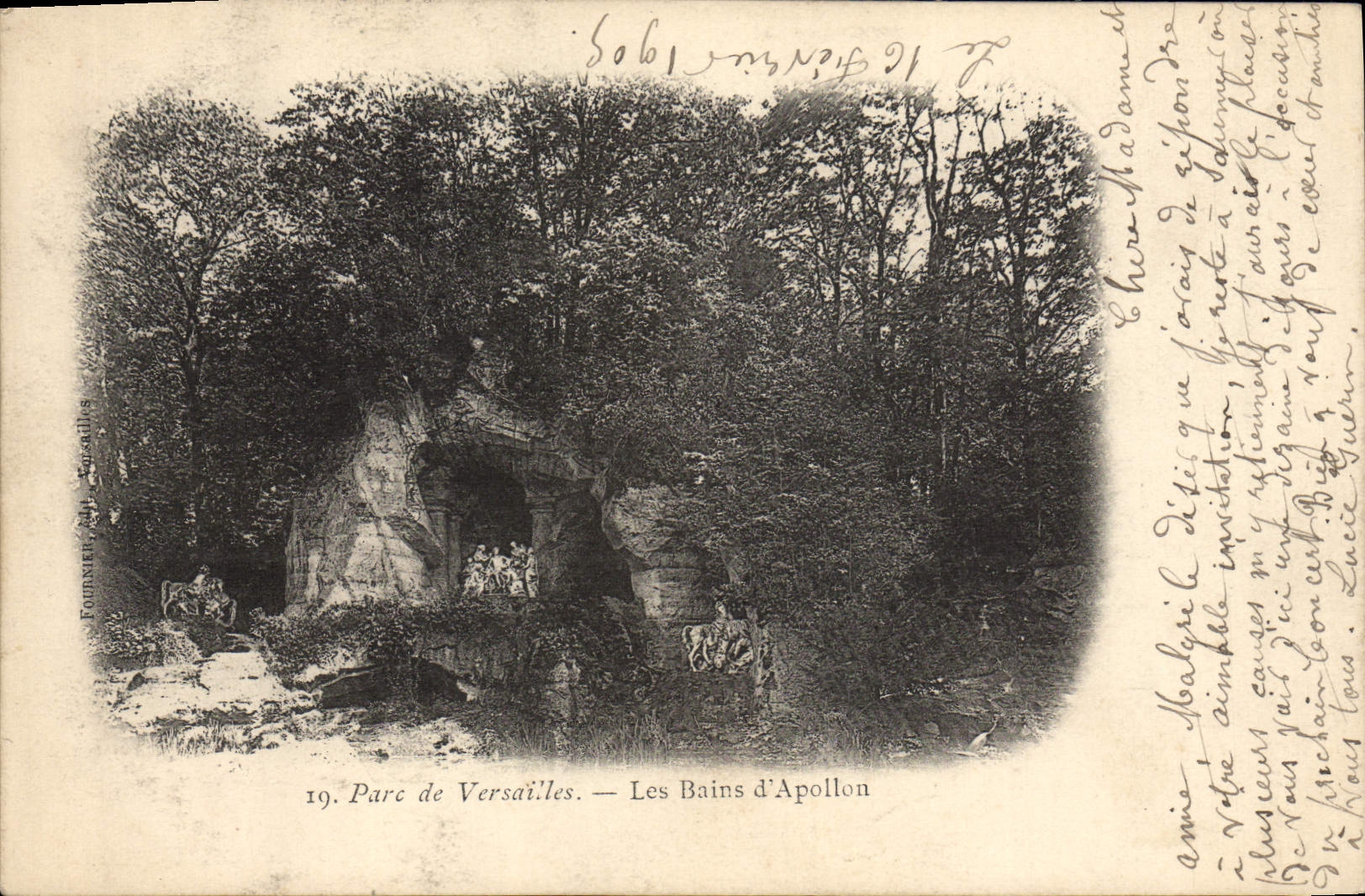 CPA Parc de Versailles Les Bains d'Apollon