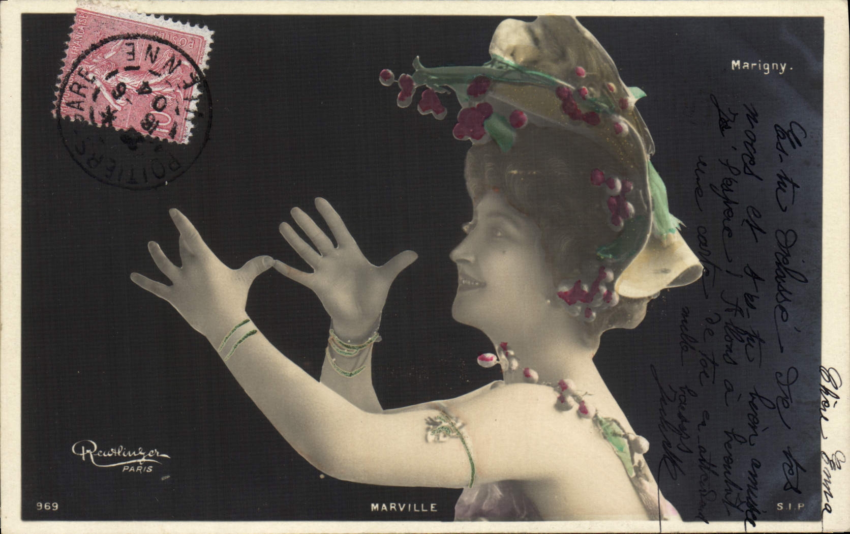 VINTAGE POSTCARD Fantasy Marville Marigny