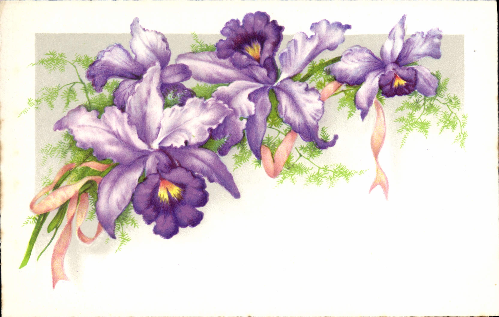 CPA Fantaisie Fleurs