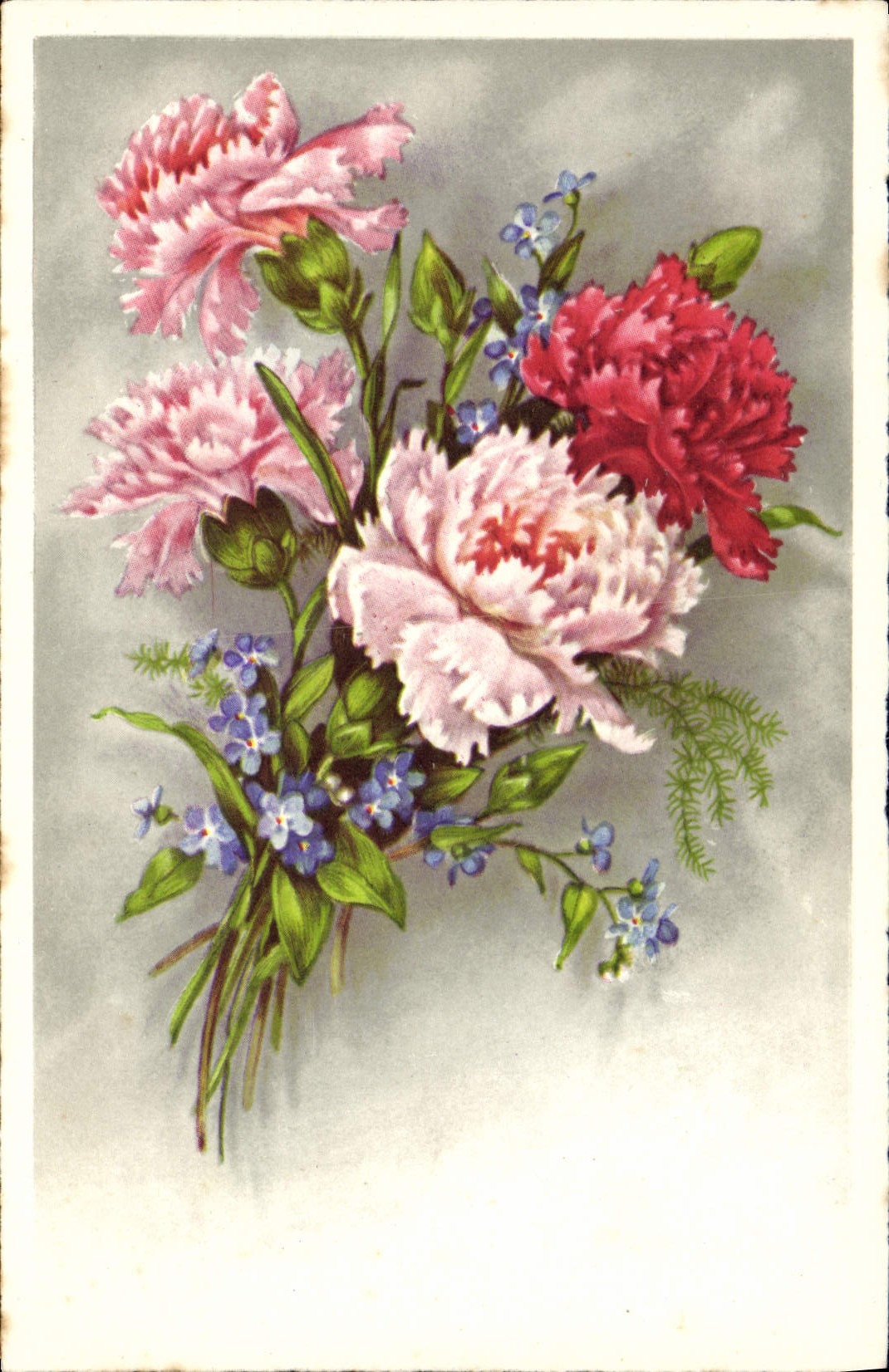 CPA Fantaisie Fleurs