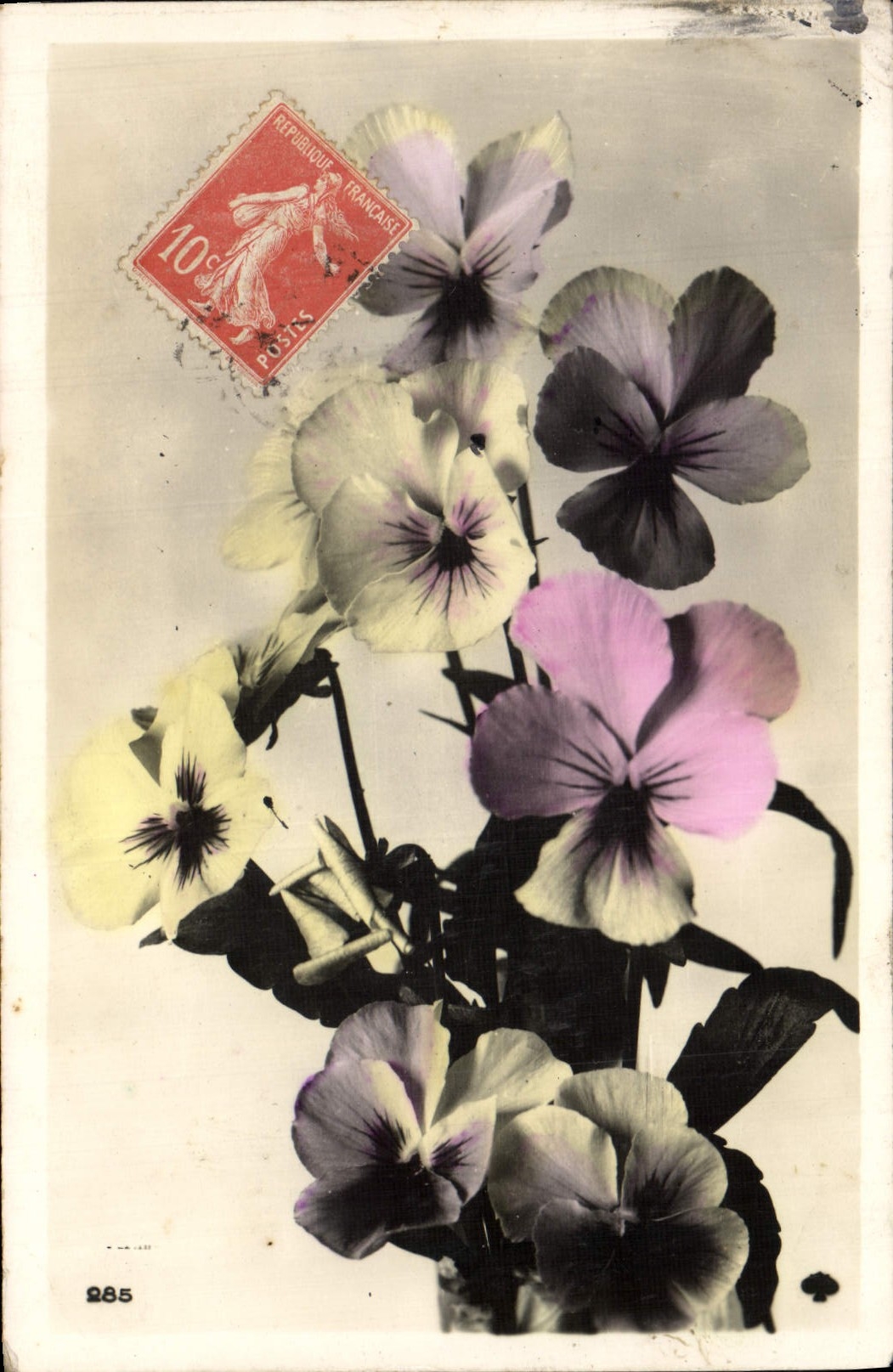 CPA Fantaisie Fleurs