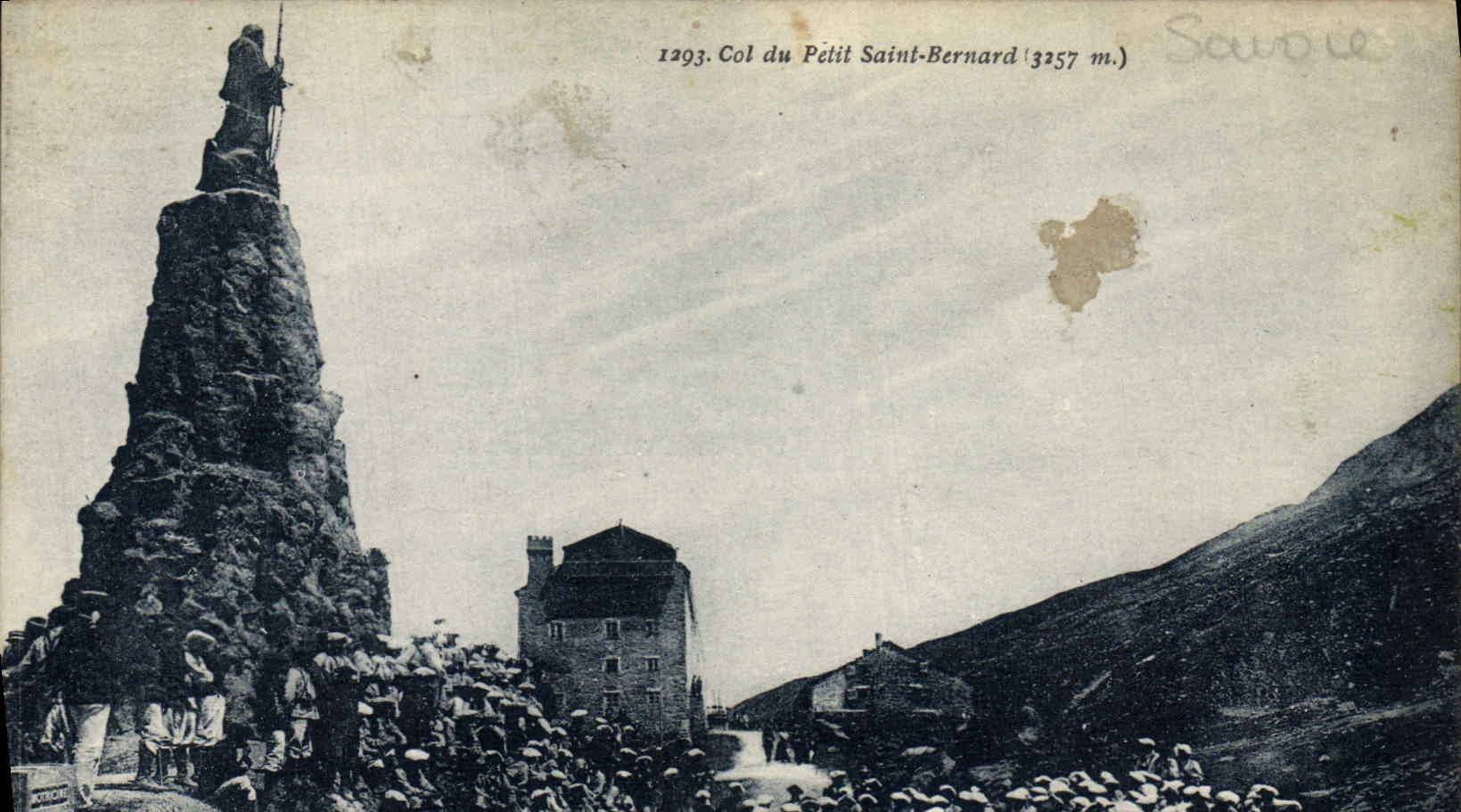 CPA Col du petit Saint Bernard