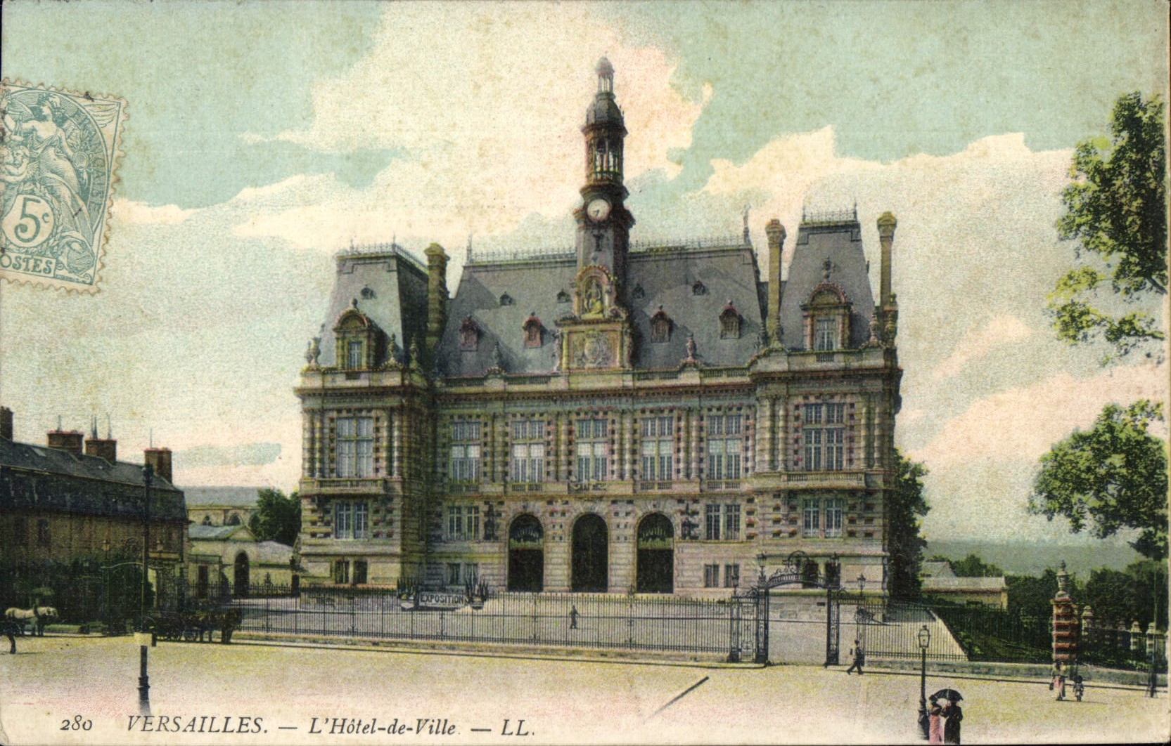 CPA Versailles L'Hotel De Ville