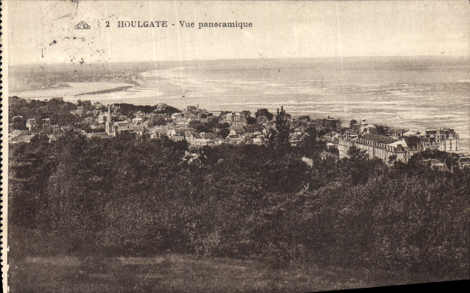 CPA Houlgate Vue Panoramique