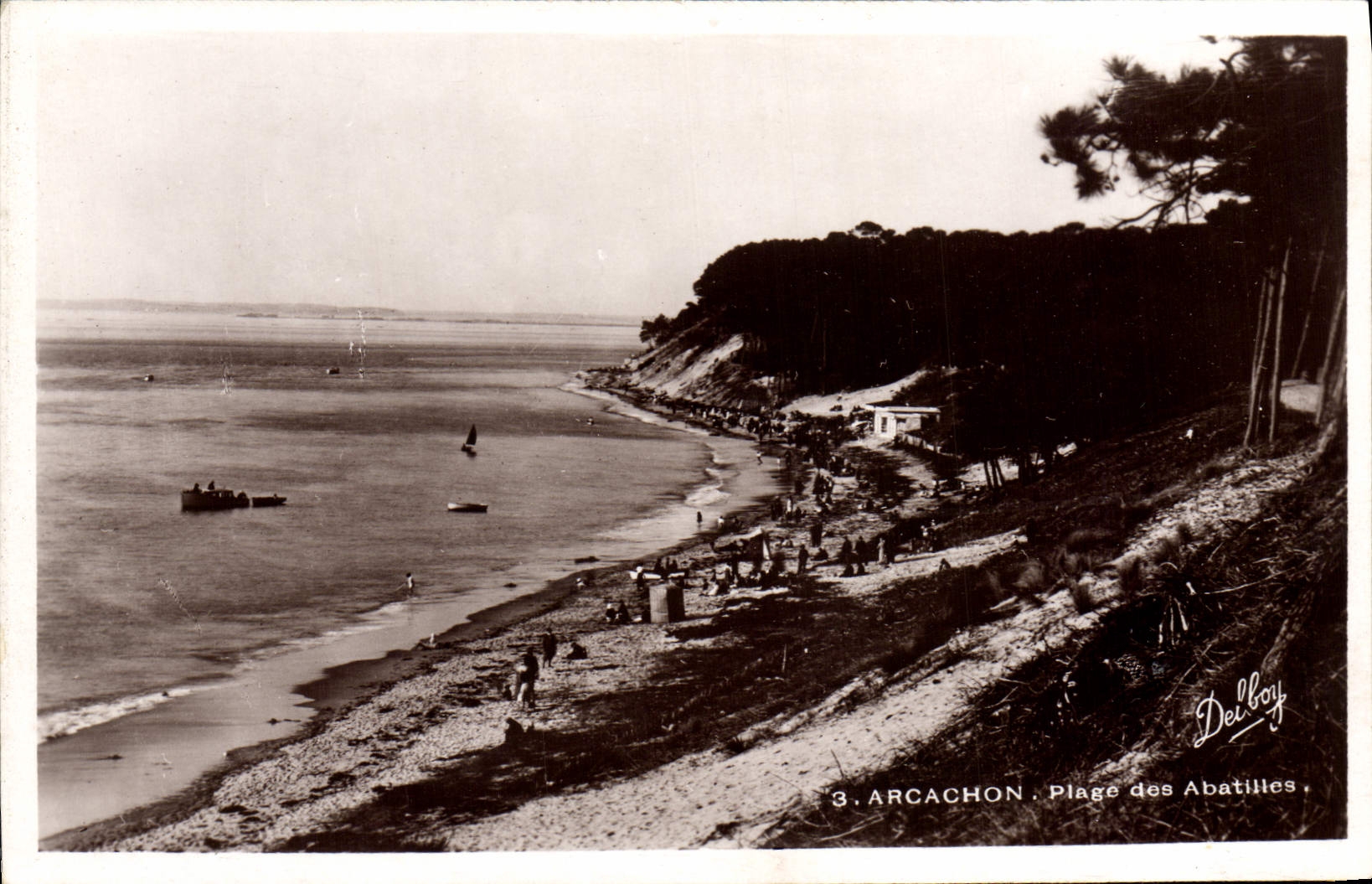 CPA Arcachon Plage Des Abatilles